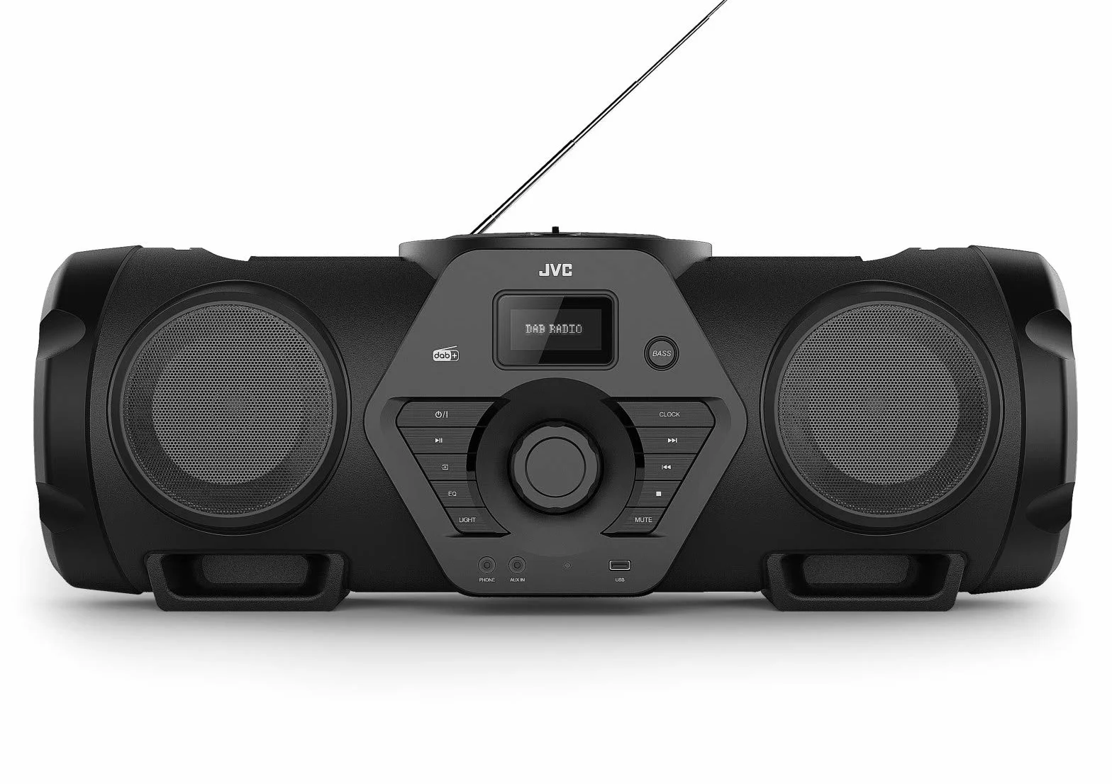 JVC RV-NB300DAB Boombox DAB Bluetooth USB CD Czarny