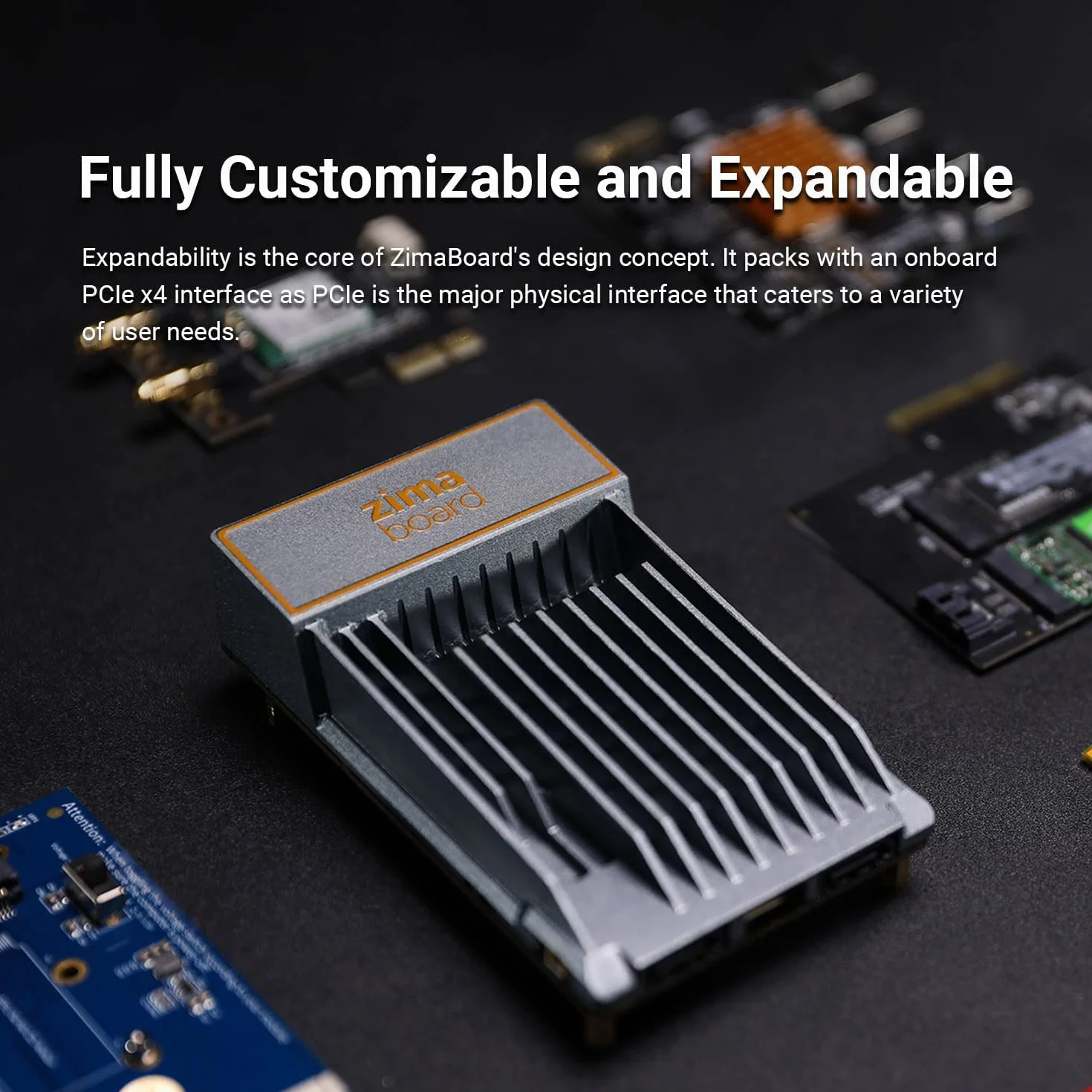 ZimaBoard Jednopłytkowy router serwerowy X86 komputer jednopłytkowy do sieci chmury osobistej podłączona pamięć masowa podwójna gigabitowa bramka - PCIe x4 SATA 6,0 Gb/s dla HDD/SSD (ZimaBoard 832 8G