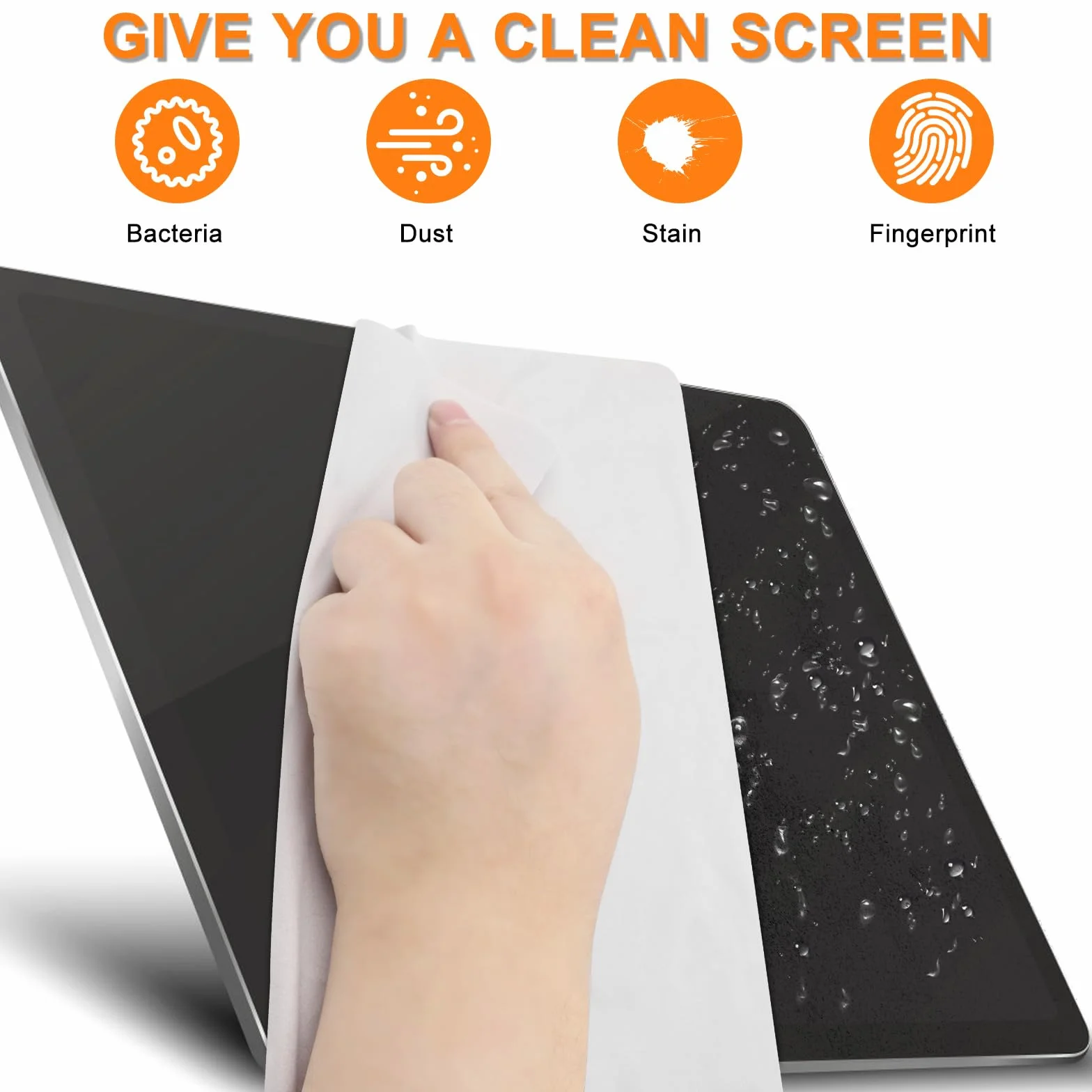 Ściereczka do czyszczenia ekranu 13" kompatybilna z MacBook Pro 13" 14" i MacBook Air 13" ochrona
