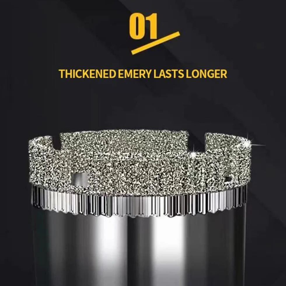 6-180mm diamentowe wiertło do szkła płytki marmurowe szklane ceramiczne otwornice wiertła narzędzia tnące wiertło diamentowe do elektronarzędzi, 130mm