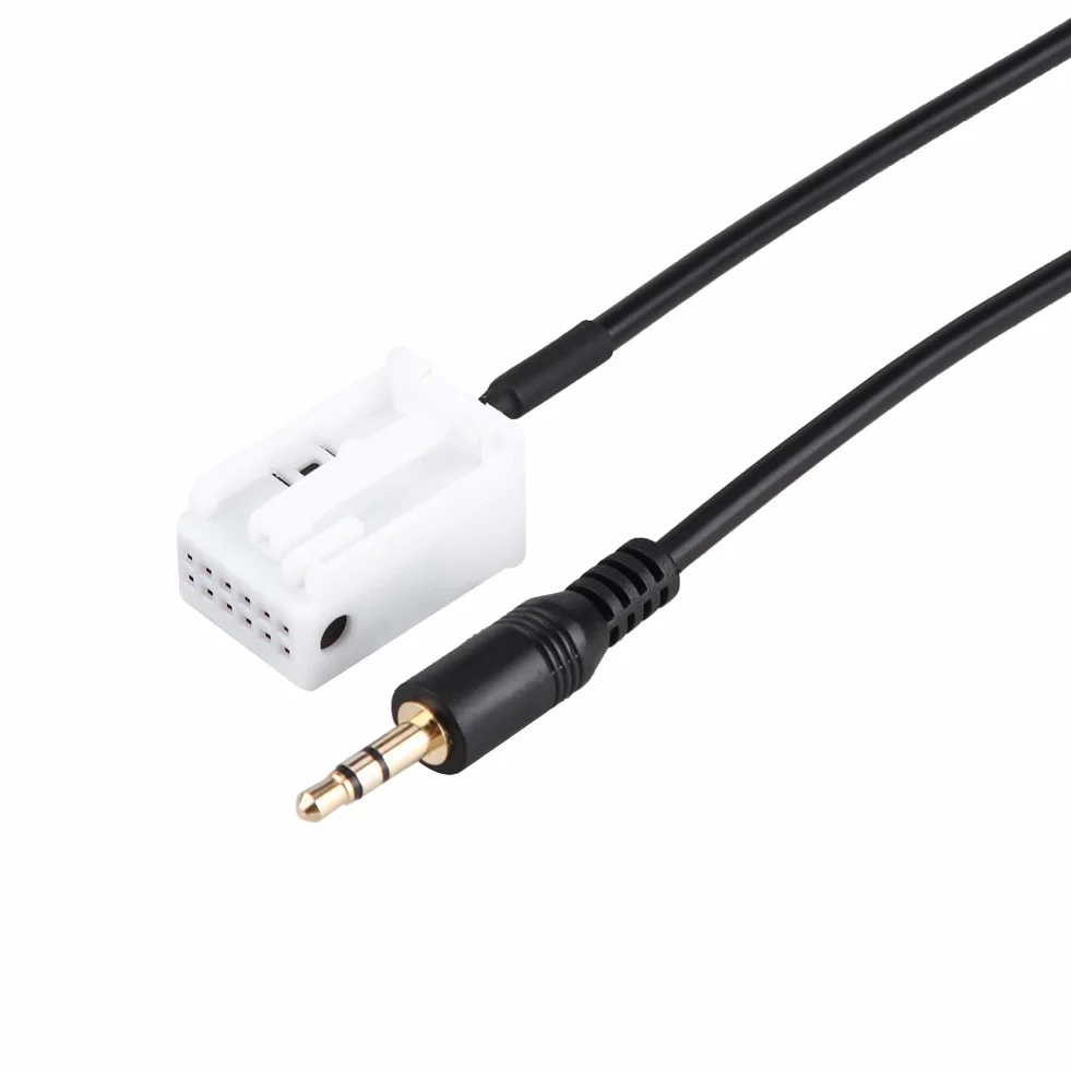 Keenso Samochodowy kabel audio AUX, kabel pomocniczy 149 cm 3,5 mm wtyczka jack z narzędziami do usuwania radia do Peugeo t 307 308 407 C2 Citroe n RD4