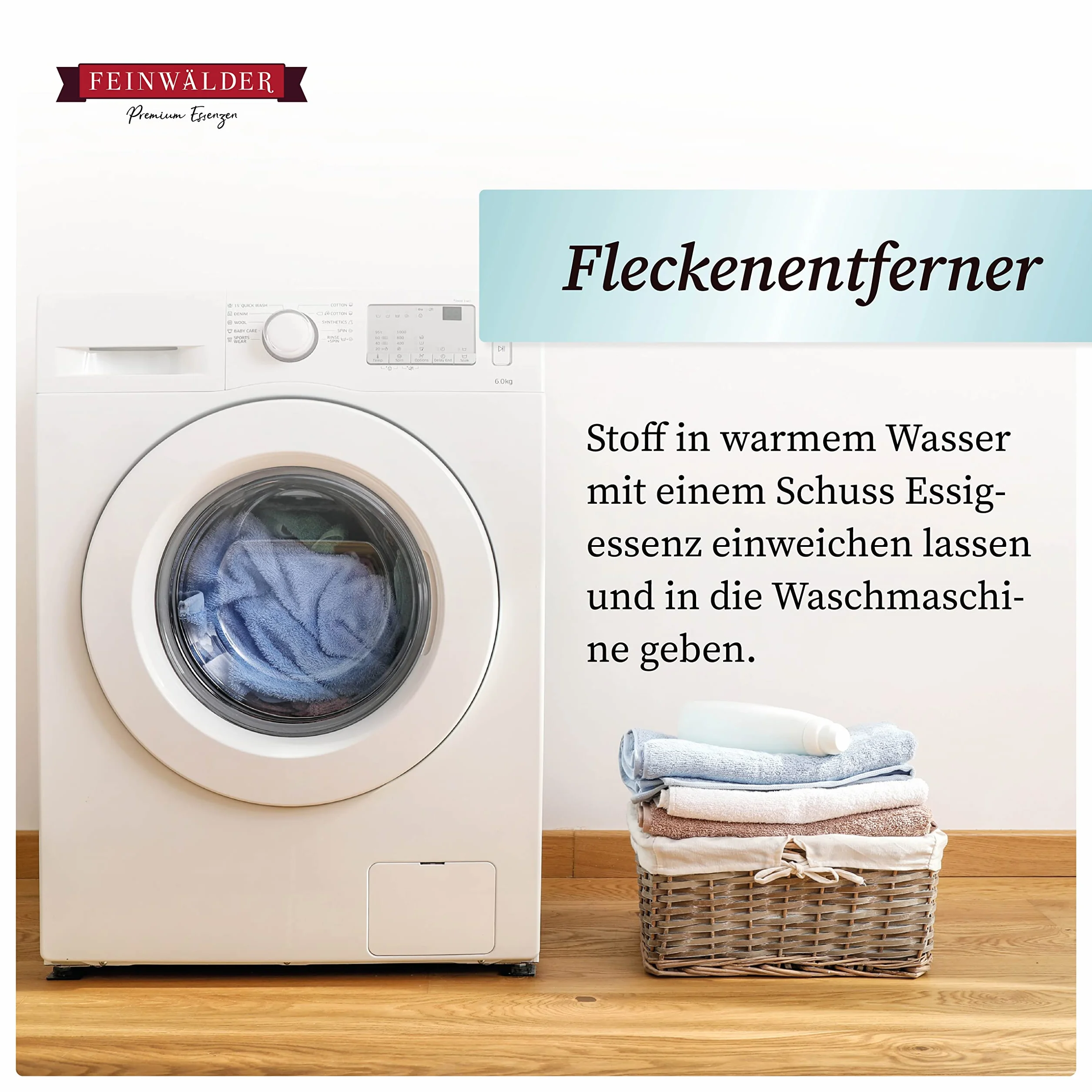 Feinwalder esencja octowa 25% kwasu w kanistrze 5 kg | biały ocet | naturalny środek do czyszczenia octu i odkamieniacz I ocet (1 szt.)