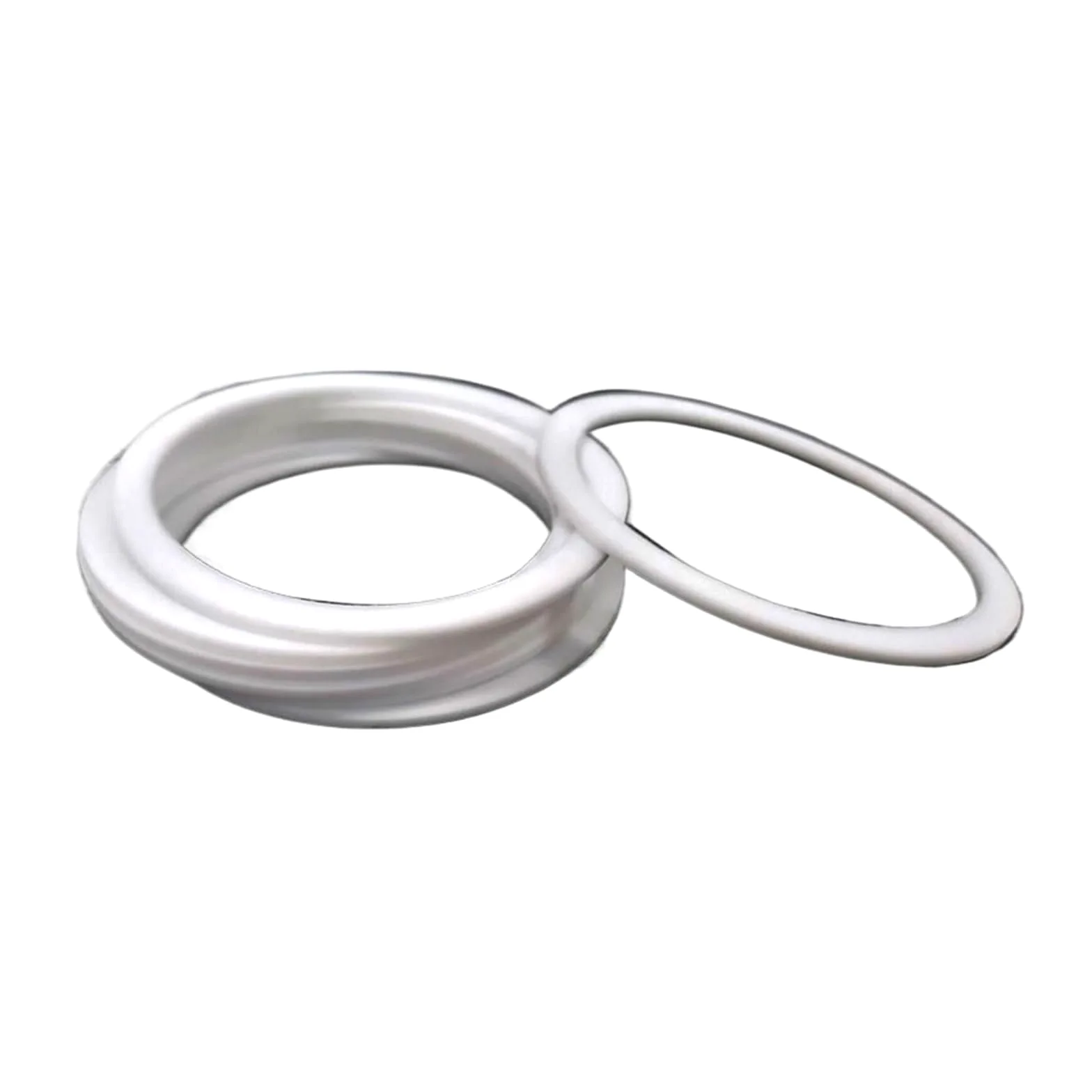 Uszczelka płaska PTFE do manometru i rur wodnych, średnica wewnętrzna 56–160 mm, uszczelka dystansowa (56 x 66 x 2 (10 szt.)