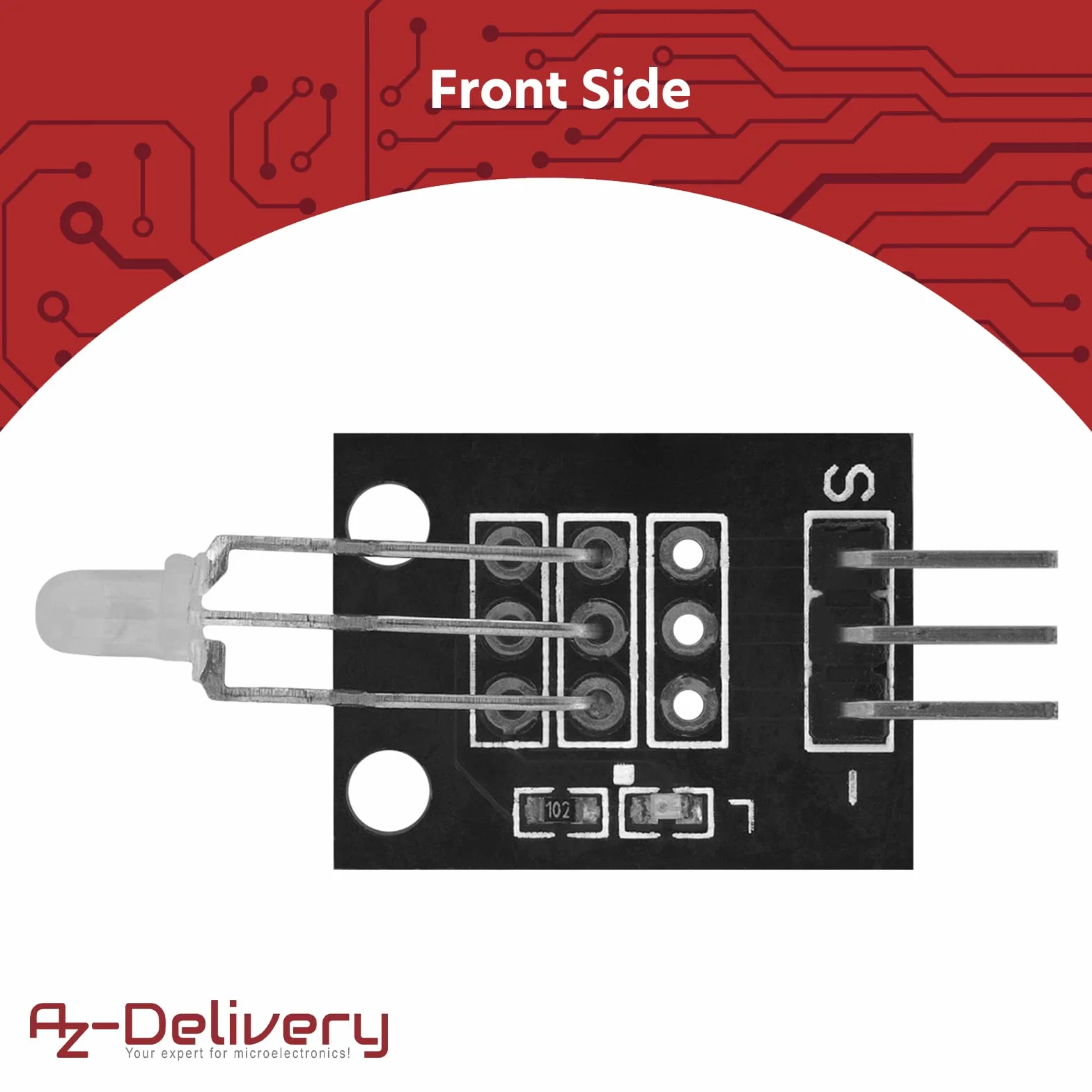 AZDelivery KY-029 Bi-Color LED Module 3mm Arduino kompatybilny