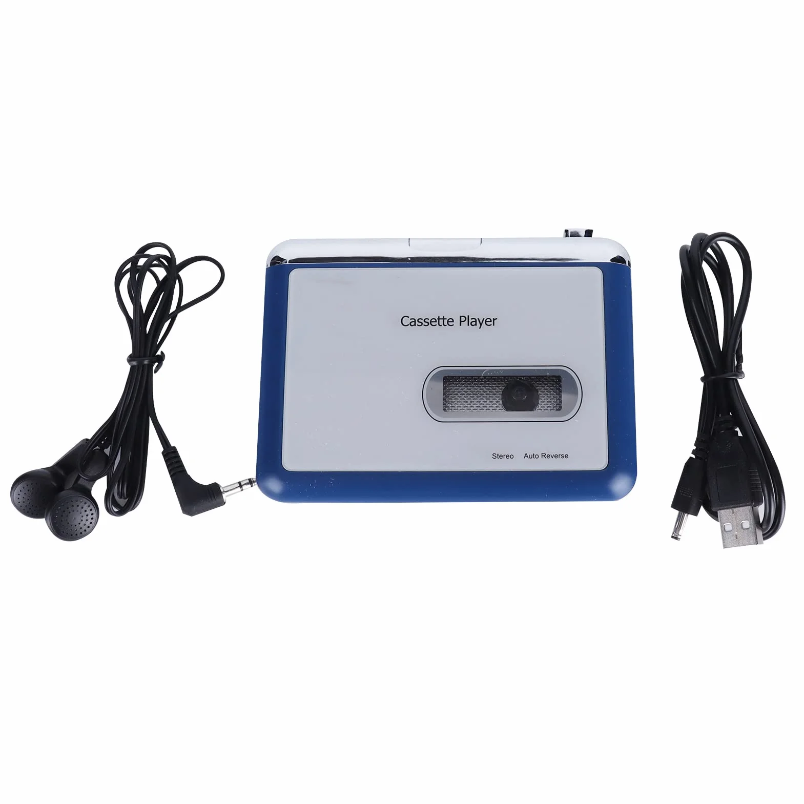 Przenośny Konwerter Kasetowy na MP3 Bluetooth Magnetofon z USB