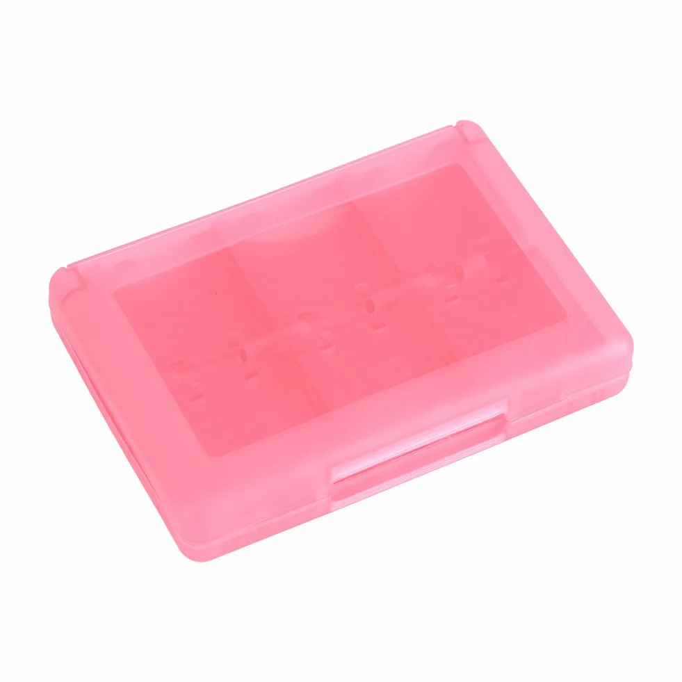 VIFER etui na karty pamięci do gier Nintendo 3DS DSL DSI LL plastikowe pudełko różowy