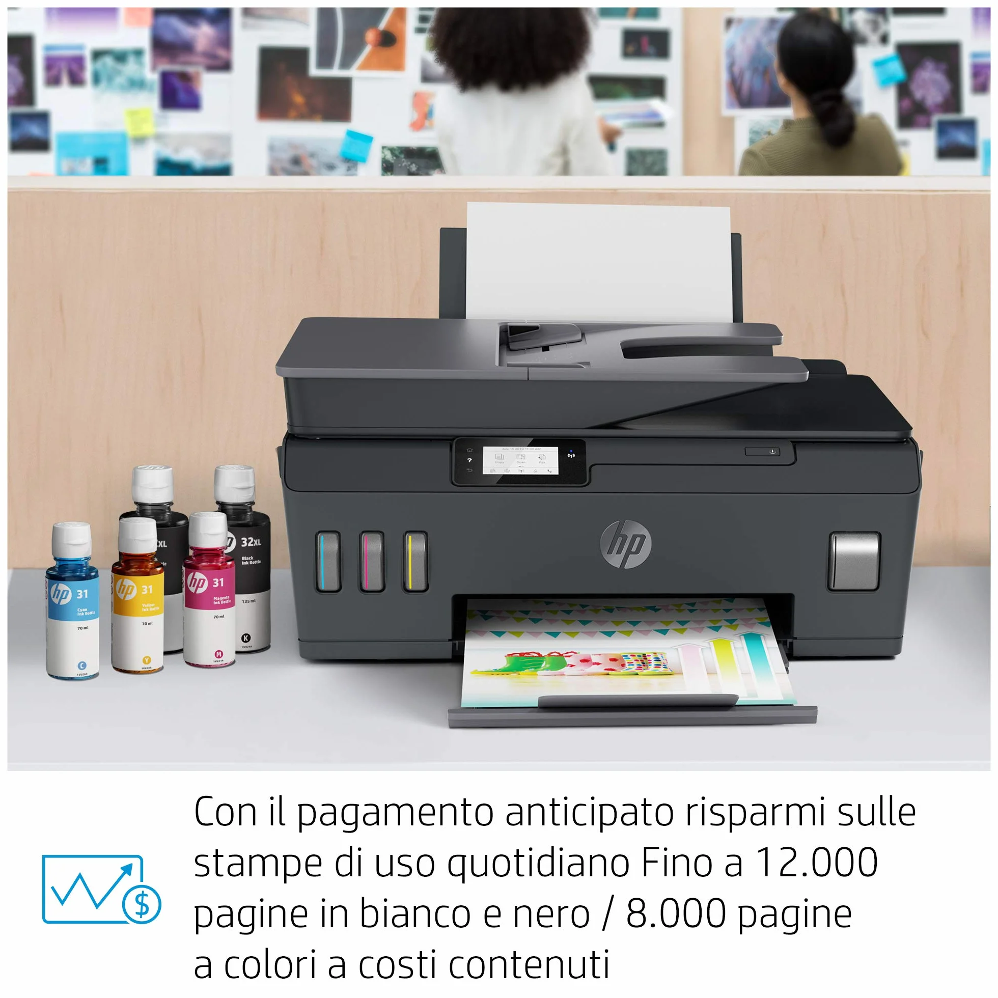 Hp Smart Tank Plus 655 Y0F74A#BHC Drukarka Atramentowa, A4, Czarny