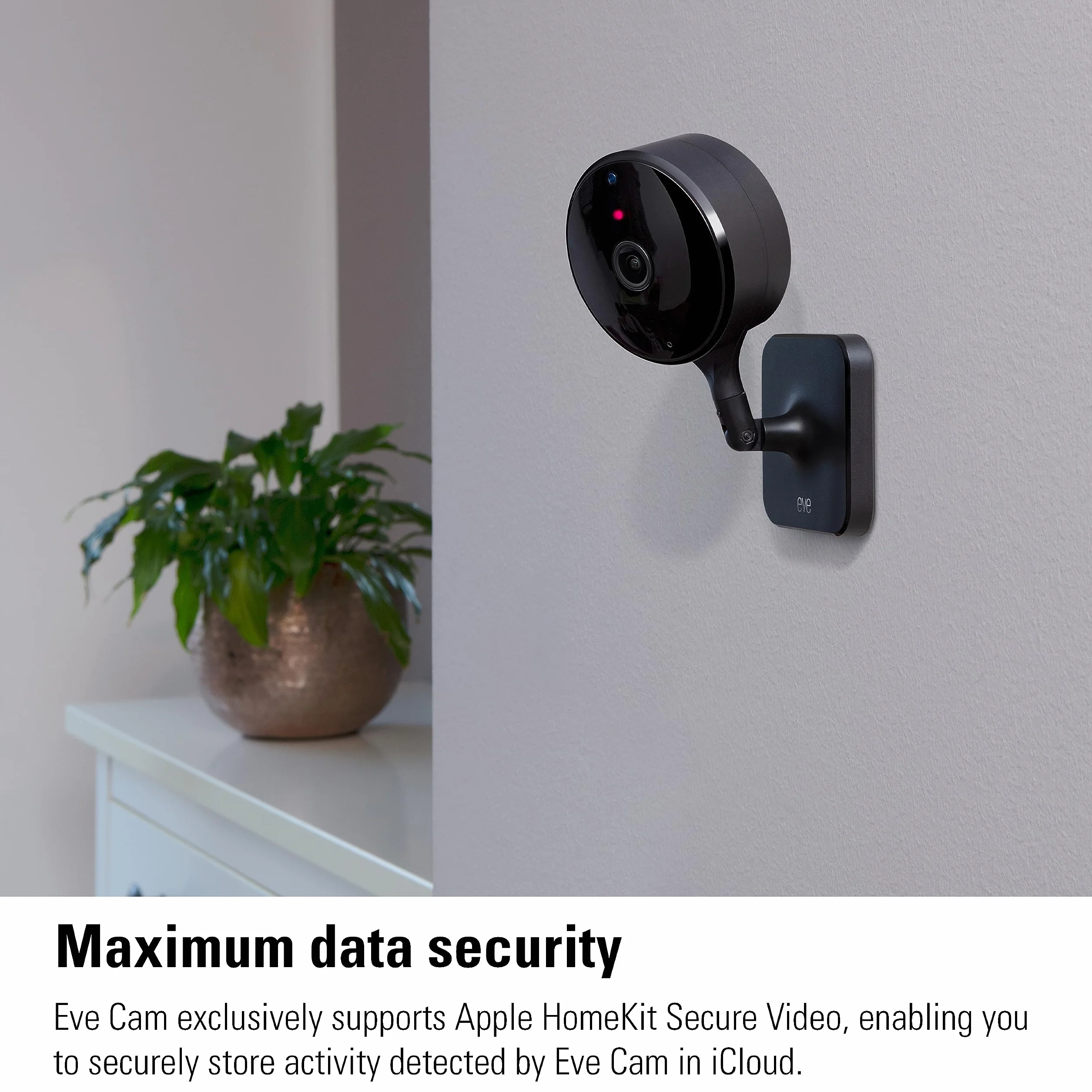 Eve Cam Apple Home domowa kamera monitorująca 1080p WiFi HomeKit Secure Video noktowizor