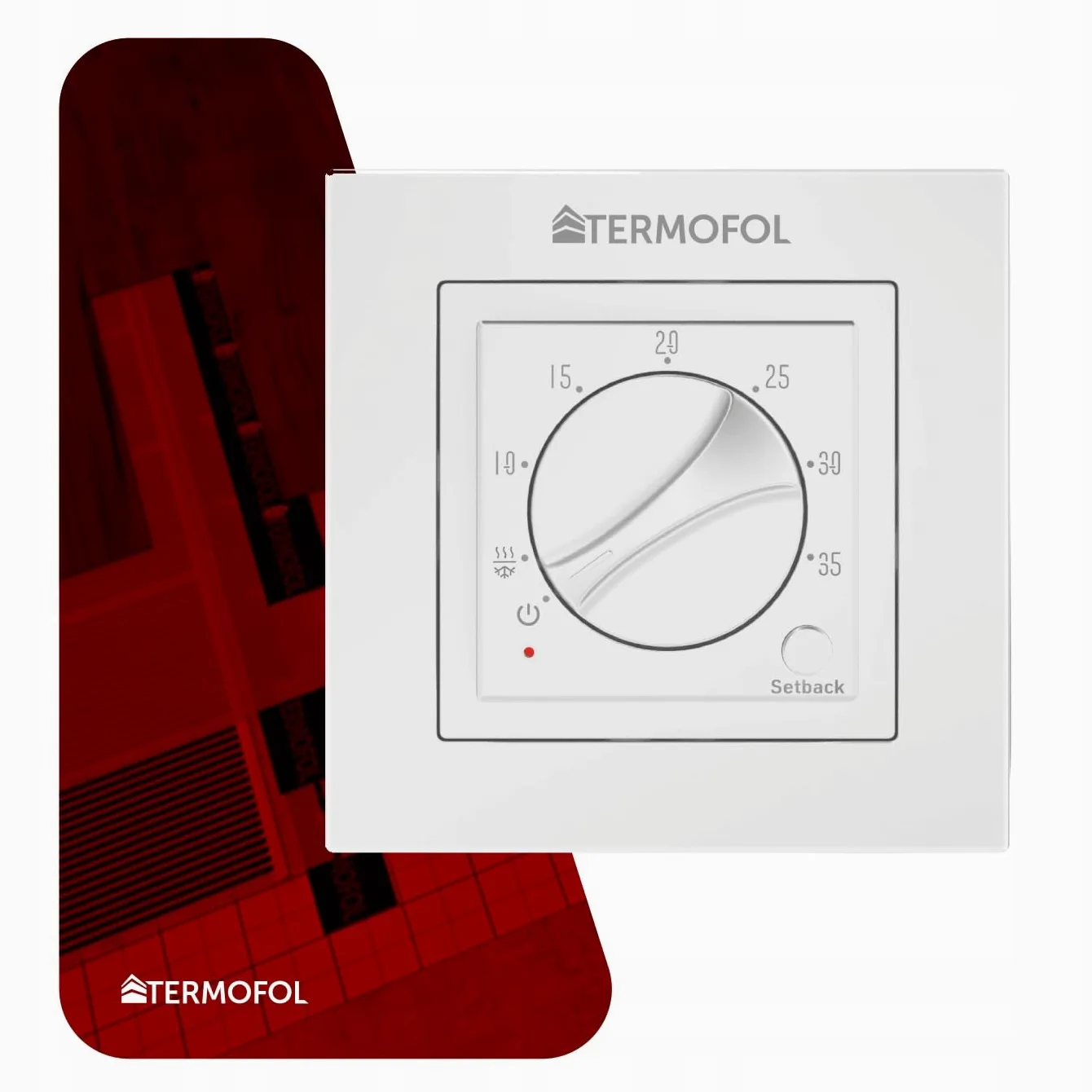 Termofol - Mata grzewcza | Kompletny zestaw do samodzielnego montażu | Moc: 150 W/m2 | Napięcie: 230 V | Powierzchnia 1,0 m² | Z termoregulatorem analogowym TF-H3