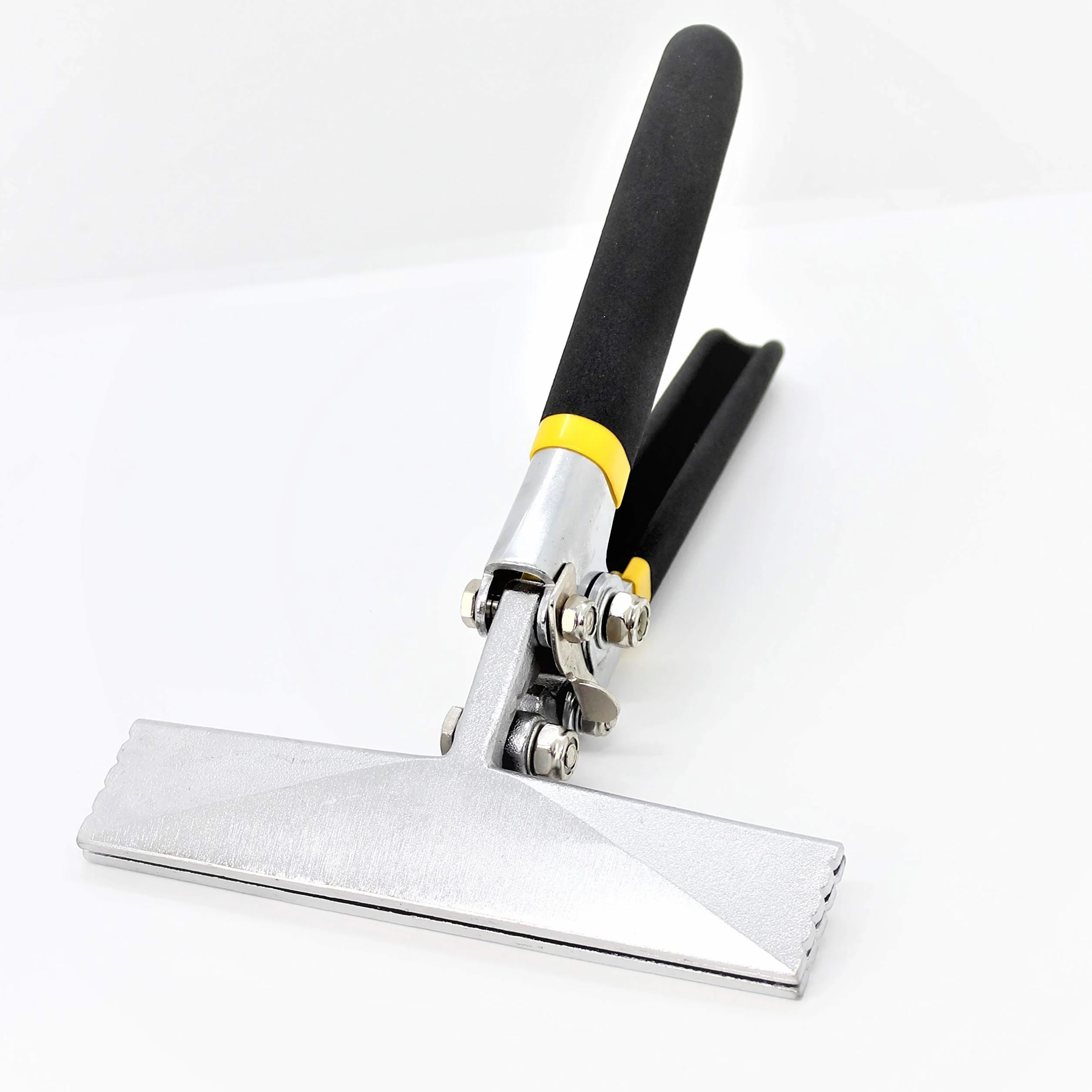 KATSU 417173 zszywacz ręczny do blachy 15 cm, wielofunkcyjne proste szczypce do gięcia blachy, narzędzie do gięcia ręcznego, z antypoślizgowym uchwytem, 417173