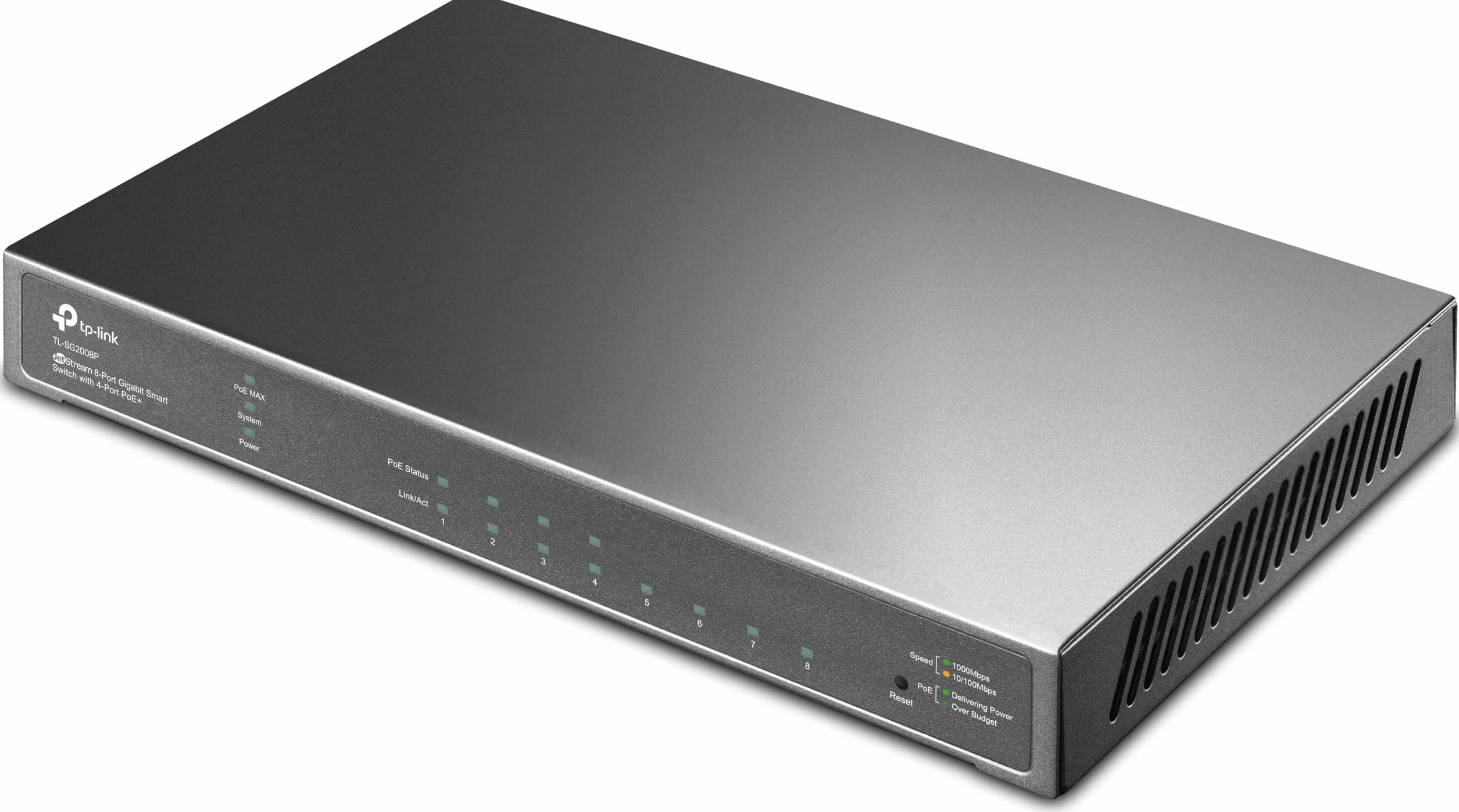 TP-Link TL-SG2008P 8-Portowy Smart przełącznik Gigabit PoE+ 62 W Omada SDN