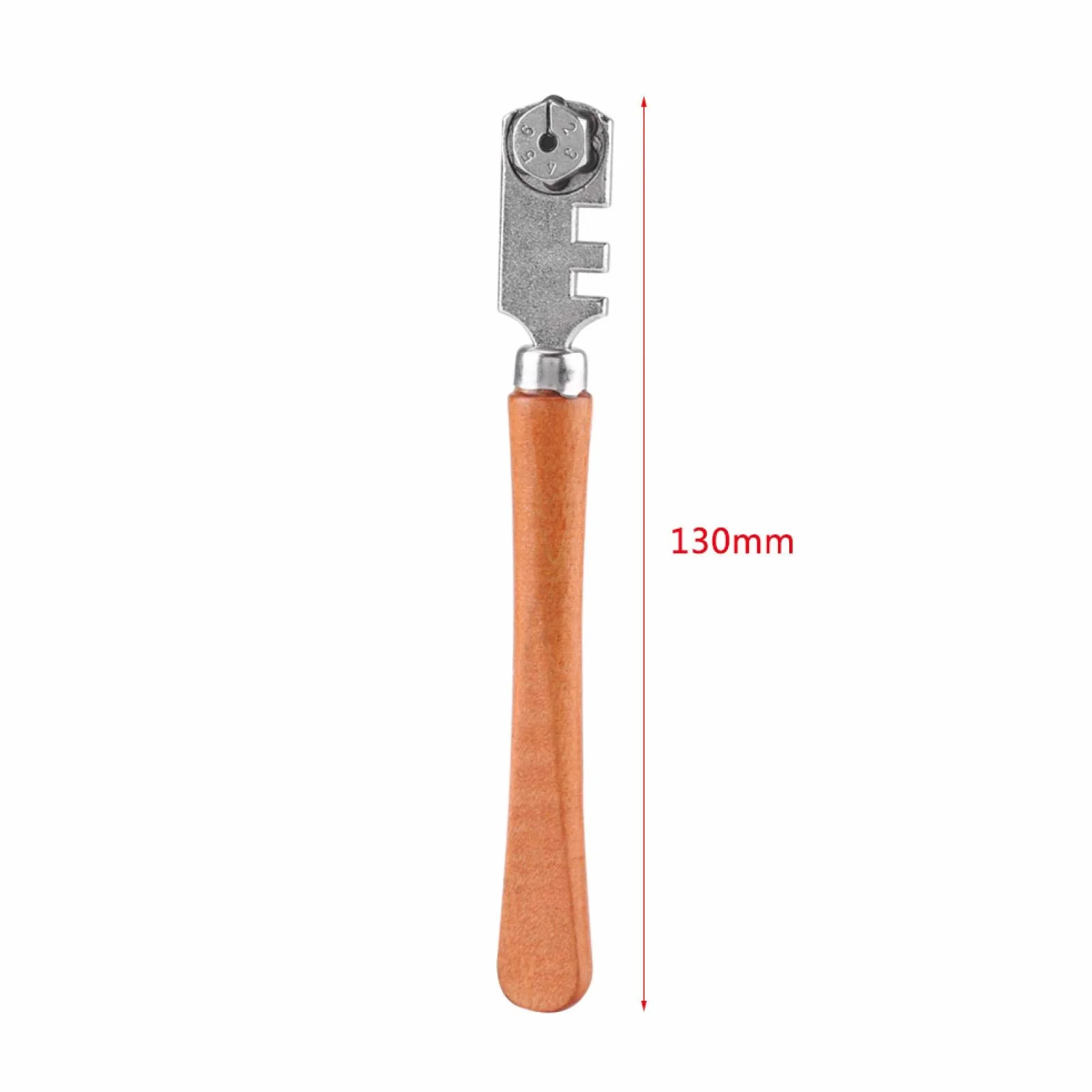 Akozon 130MM Profesjonalny przecinak do szkła (6-kierunkowa tarcza tnąca) - idealny do cięcia i malowania szklanych butelek, luster, szyb, półek itp