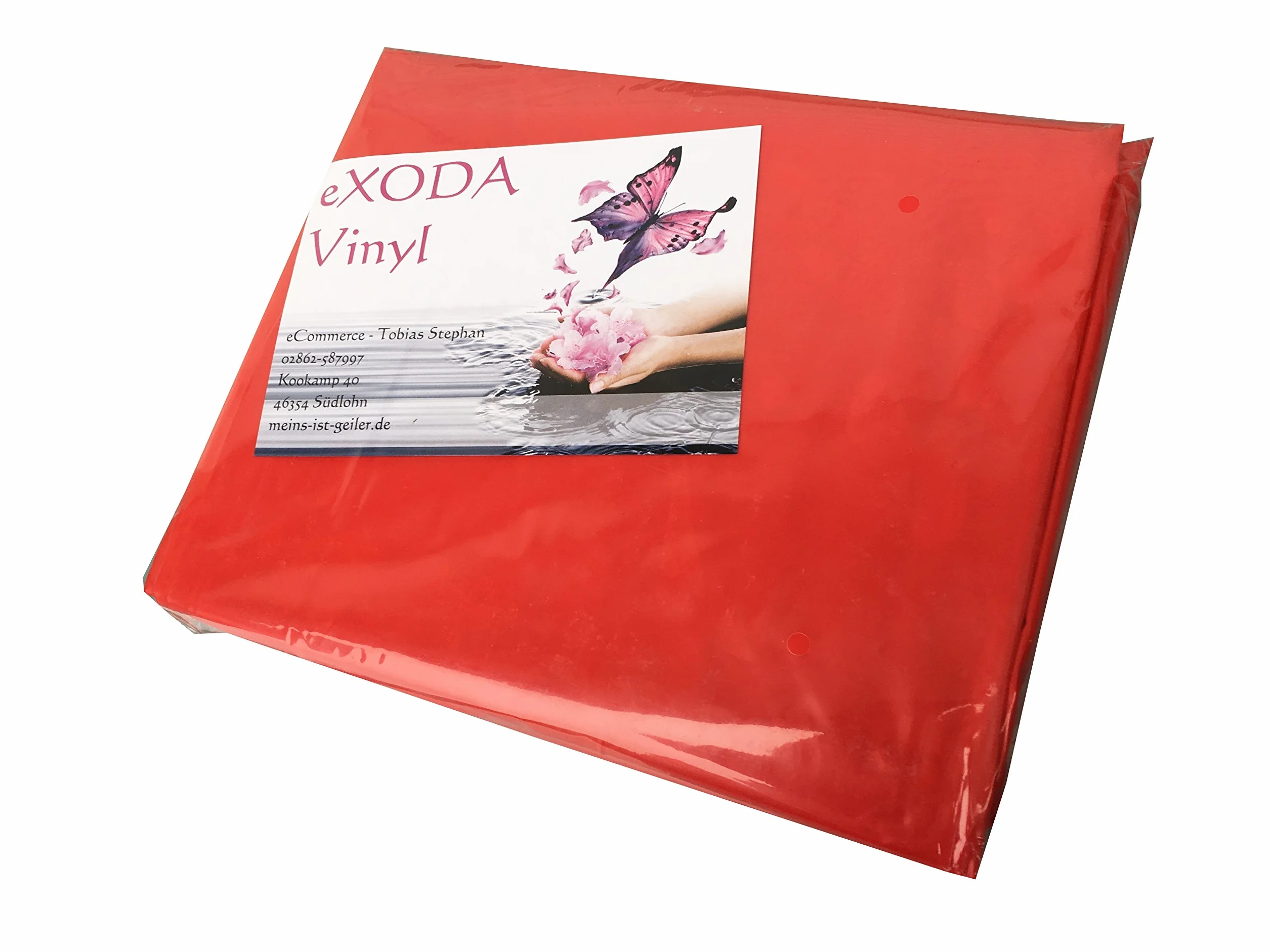 eXODA prześcieradło na nietrzymanie moczu, kolor czerwony, 180 x 260 cm, nakładka na nietrzymanie moczu, nadaje się do prania w pralce do 95°, również dla dzieci