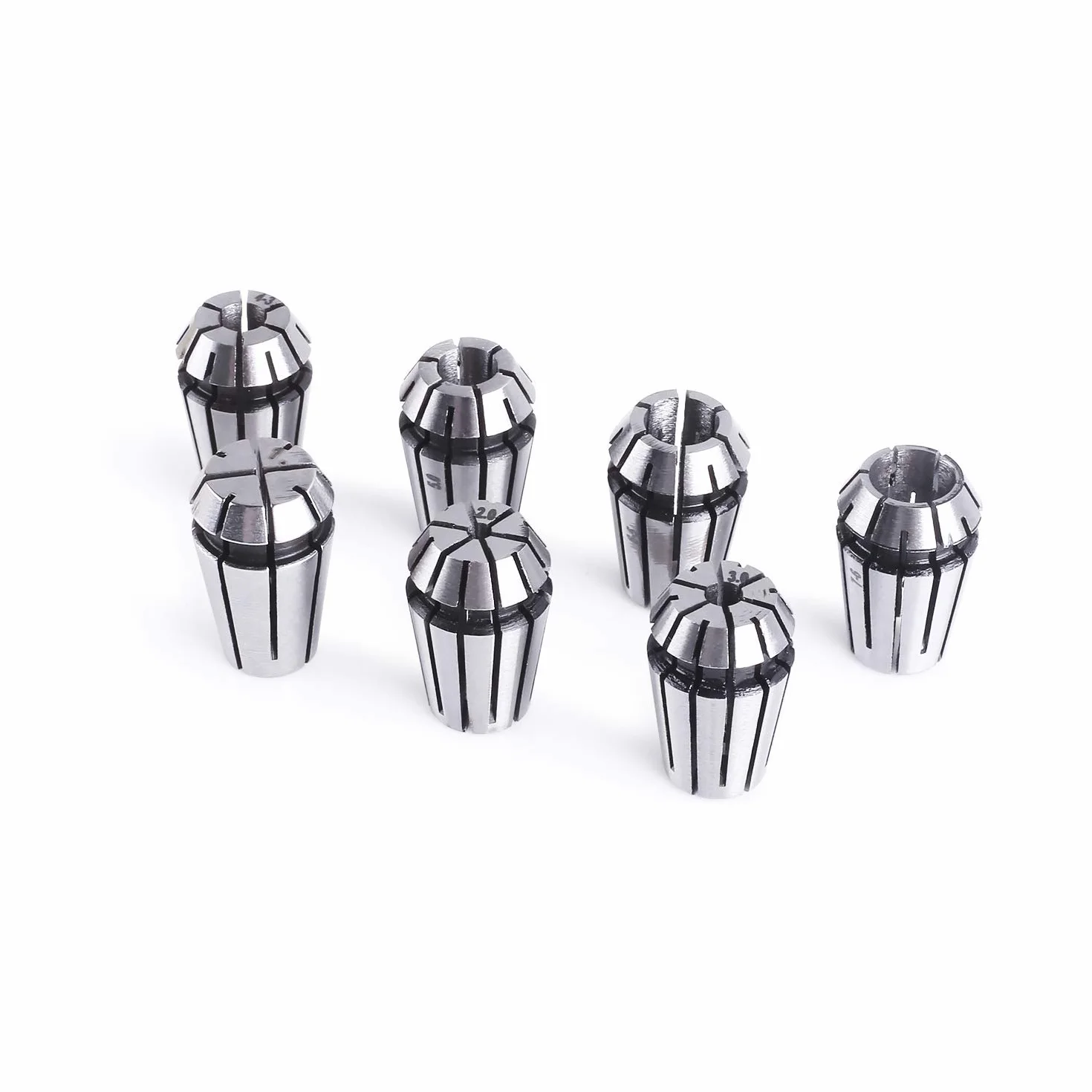 SainSmart Genmitsu zestaw tulei sprężynowych ER11 do grawerowania CNC, narzędzie tokarskie, 1 mm, 7 szt
