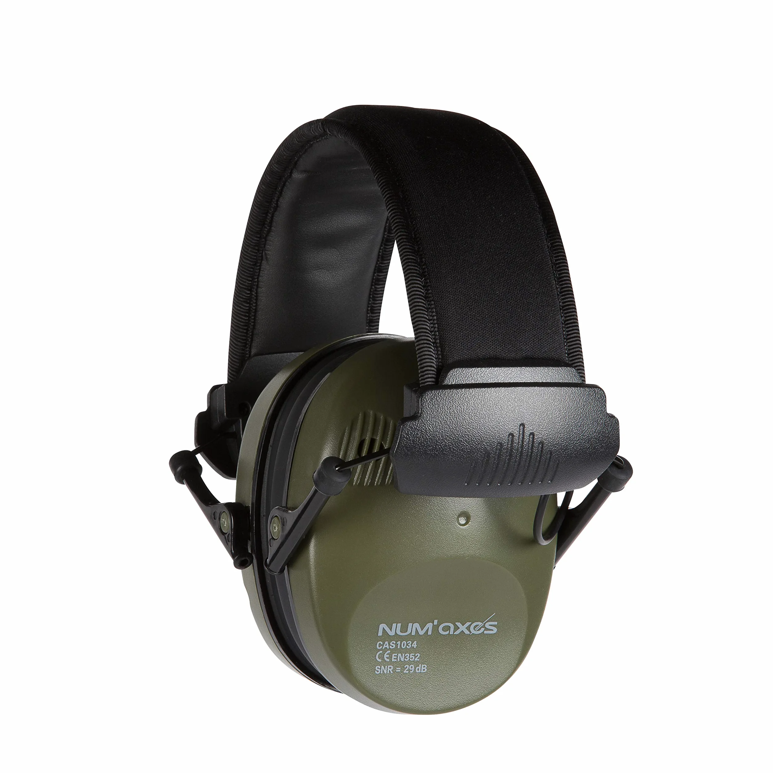 NUM'AXES ACOUSTIC ELECTRONIC EARMUFFS CAS1034 khaki