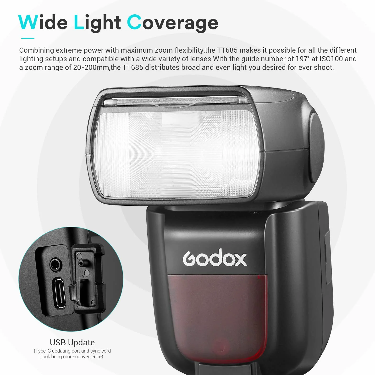 Godox TT685II-S Speedlite TTL Flash Camera 2.4G HSS GN60 1/8000s for Sony A7III A7IV A77II A7RII A7R A58 A99 A6400 A6000