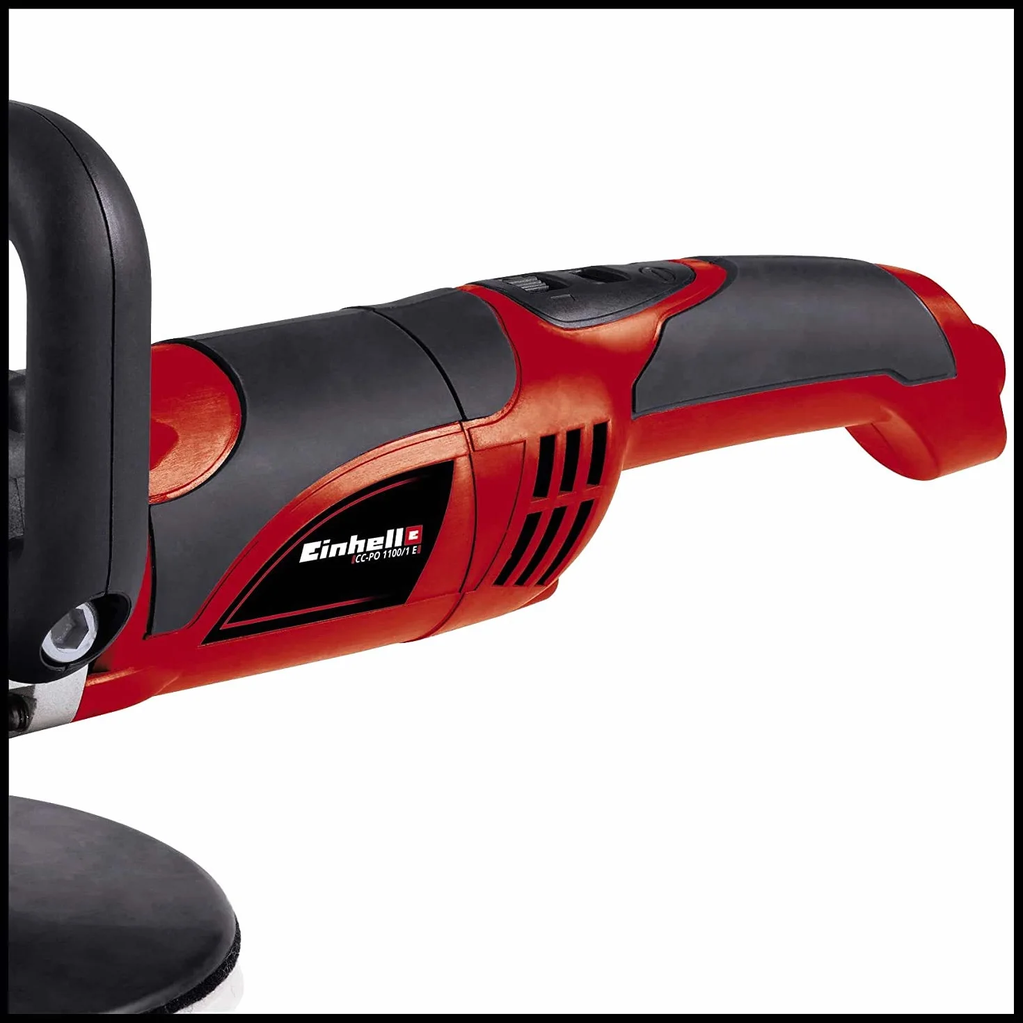 Einhell Cc-Po 1100/1E Polerka, Czarny/Czerwony, 180 mm