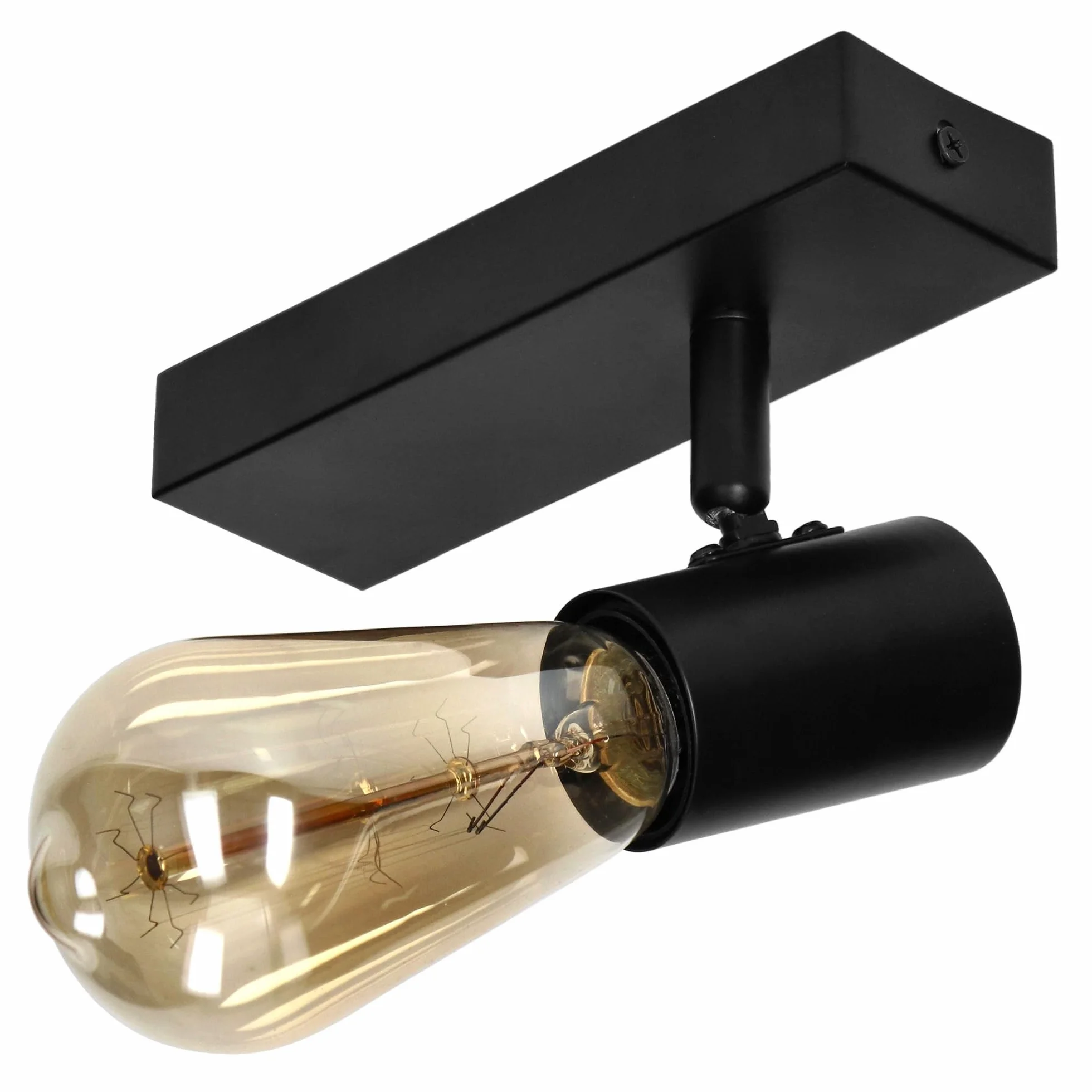 Oprawa ścienno sufitowa Spot Listwa Nowoczesne Spoty na Listwie do Oświetlenia Wnętrz w Salonie, Kuchni i Sypialni (1x60W)(Brak żarówki w zestawie)