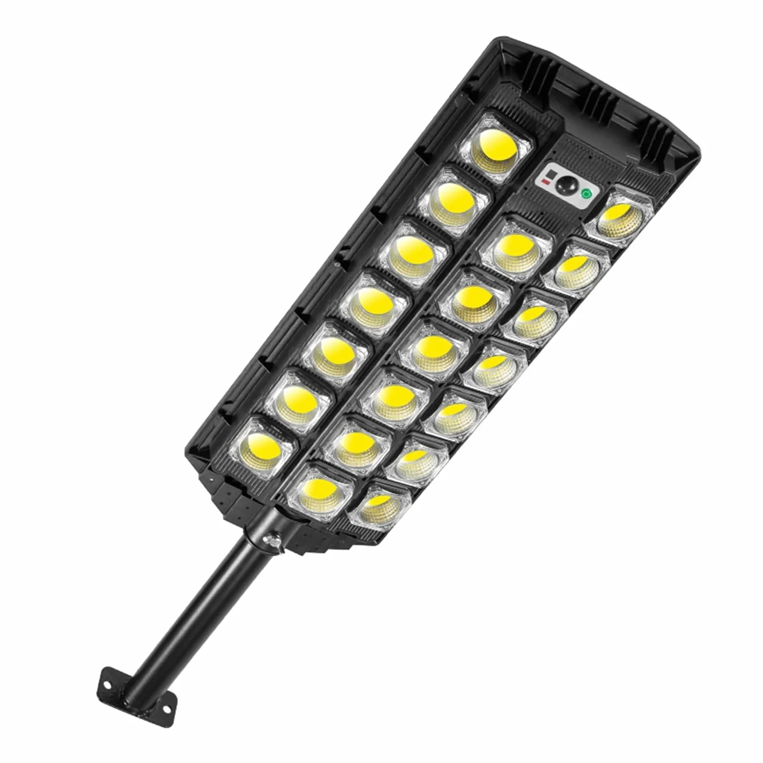 Lampy Solarne ZewnęTrzne, Lampa uliczna LED Silne światło Trzy rzędy lamp ulicznych Solar Garden Light Indukcyjna lampa uliczna Oświetlenie zewnętrzne Bardzo Szeroki KąT śWiecenia(W7101B-4)
