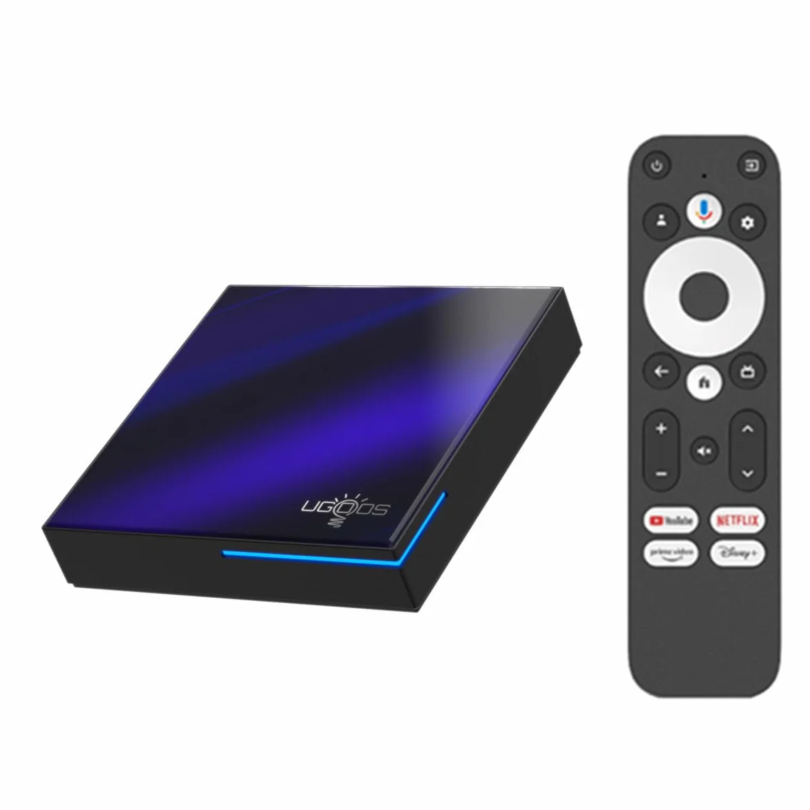 Ugoos SK2 TV Box Android 12.0 RTD1325 4GB RAM 32GB ROM WiFi6 Ethernet 100M USB 2.0 BT5.2 4K HDR