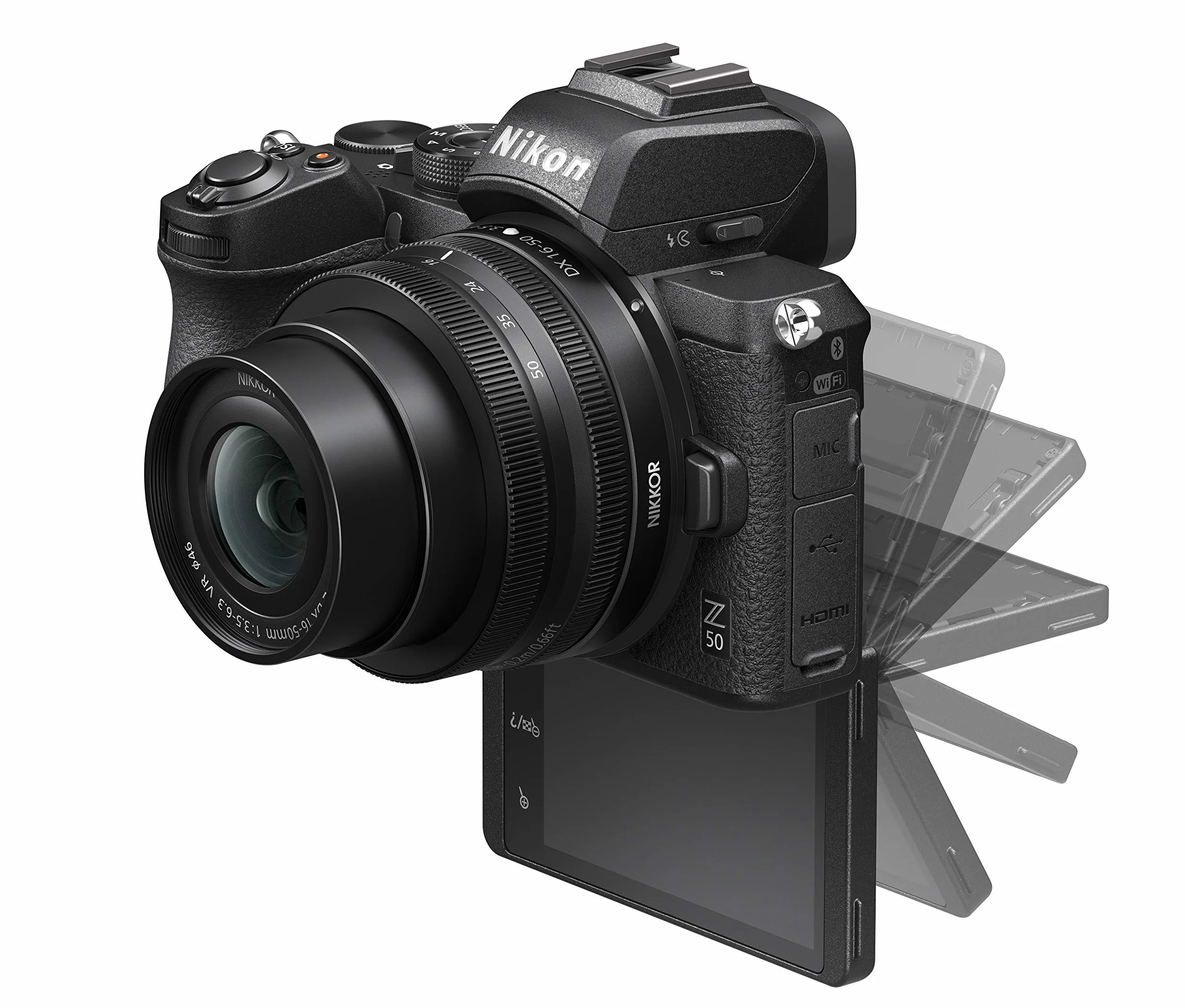 Nikon Z 50 KIT DX 16-50mm 1:3.5-6.3 VR + DX 50-250mm 1:4.5-6.3 VR kamera