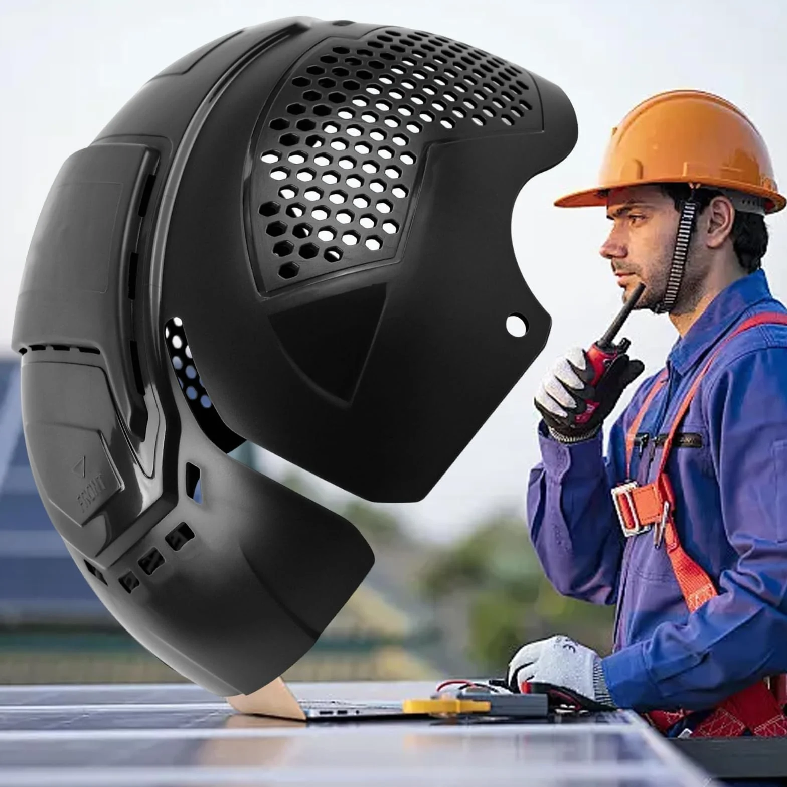 Bump Caps Insert - Breathable Safety Helmet, 6.69×8.27×4.72 Inches Protective Work Cap Supplies for Training, Workshop, Processing, Falls, Accidents, Airsoft, or Sweat Absorption, Lightweight