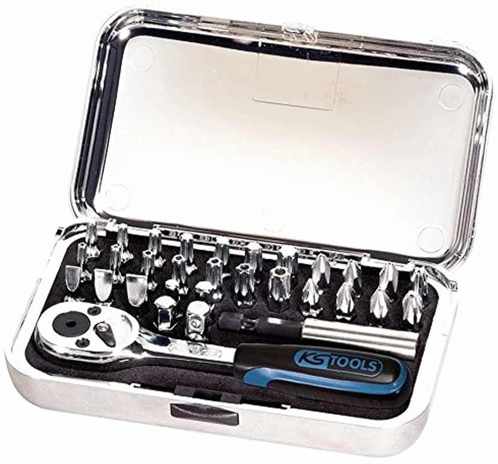 KS Tools 918.4500 CHROMEplus Zestaw bitów, 31-szt, 1/4"