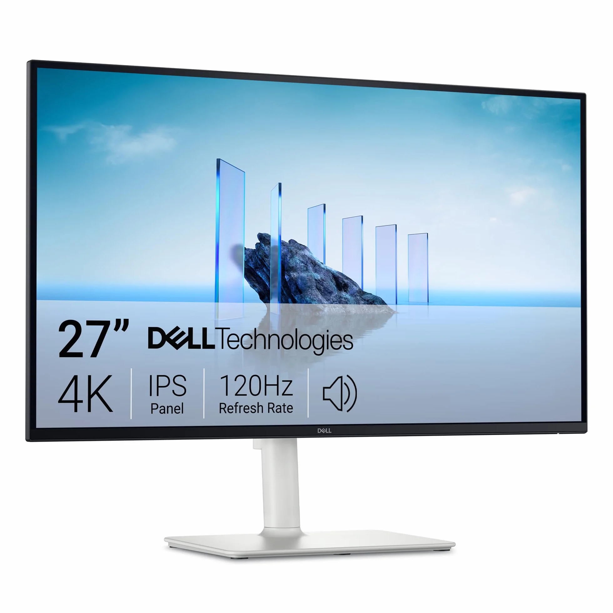 Dell Monitor 27 Plus - S2725QS, 4K UHD (3840x2160), 120Hz, IPS, 4ms, AMD FreeSync Premium, 99% sRGB, regulacja wysokości, wbudowane głośniki, DisplayPort, 2 HDMI, 3 lata
