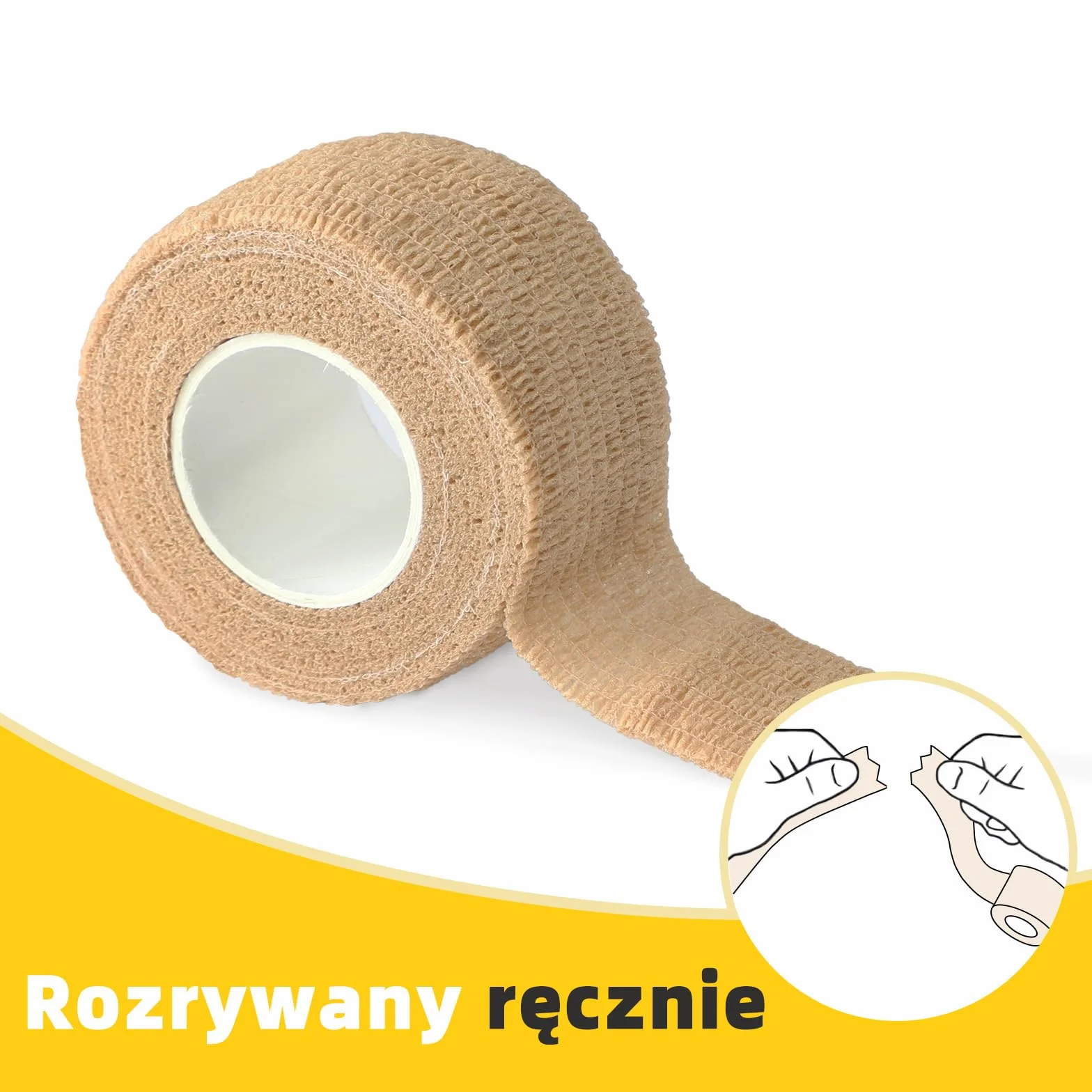 Samoprzylepny Bandaż (8 Sztuk),Oddychający Bandaż Vet Wrap,Spójny Bandaż Pierwszej Pomocy,urazy Sportowe,skręcenia,Ochrona Dla Psów(2.5cmx4.5m)