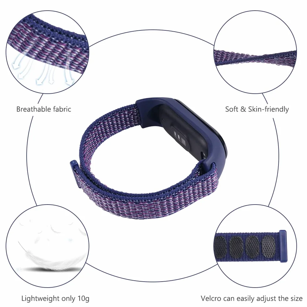 Paska do zegarka Xiaomi Mi Band 7 20 szt. silikonowy stal nierdzewna regulowany