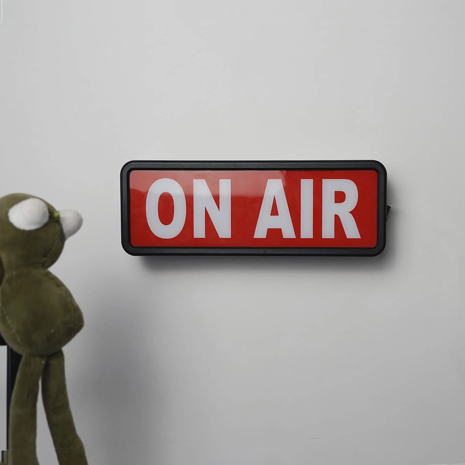 ON AIR Signs Light, Studio LED podświetlane ozdobne proste łatwe włączanie/wyłączanie strzelanie Radio Bar Dekoracja pubu