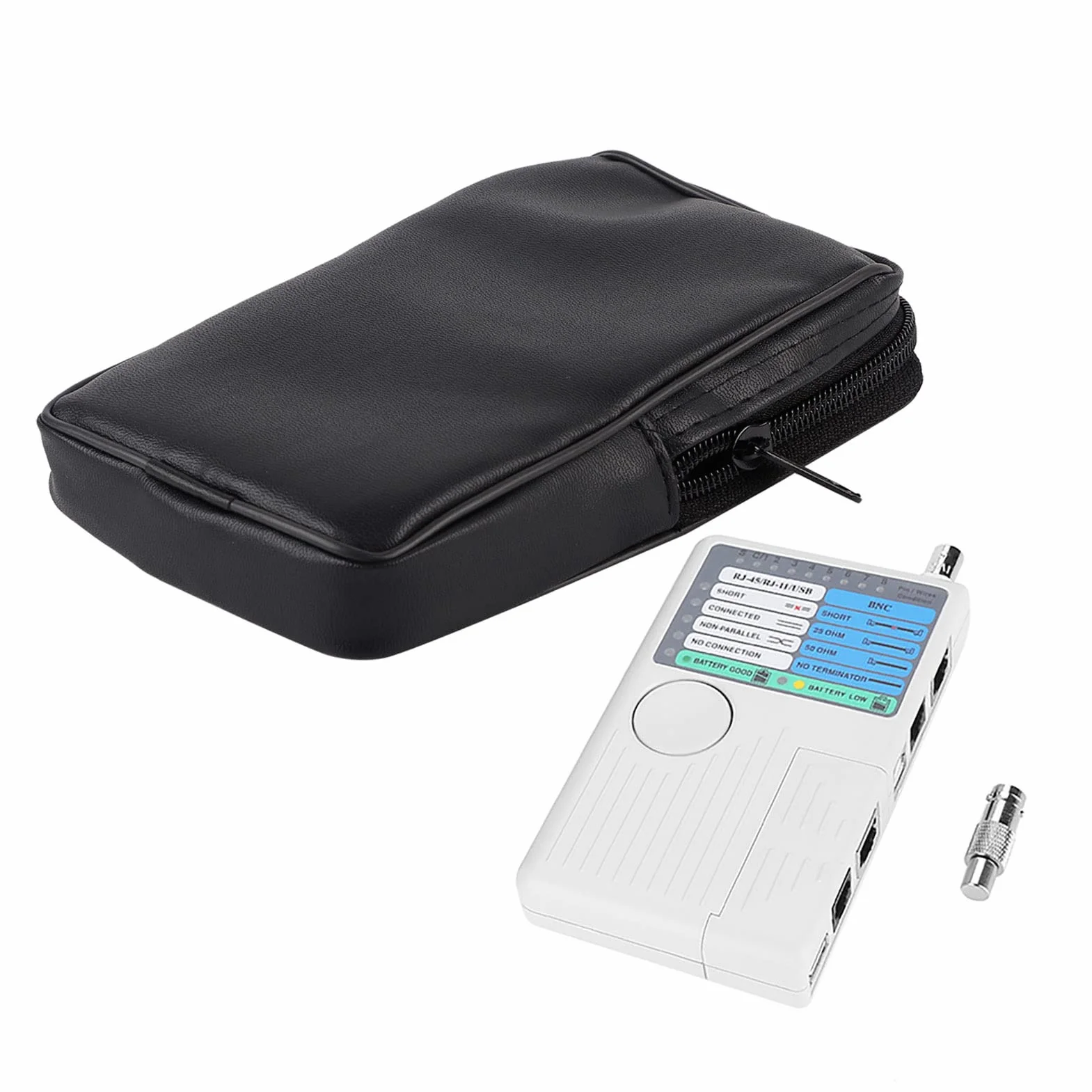 Tester Kabli Sieciowych 4-w-1 Przenośny Tester Kabli Sieciowych LAN Zdalny RJ11 RJ45 USB BNC do Kabli UTP STP