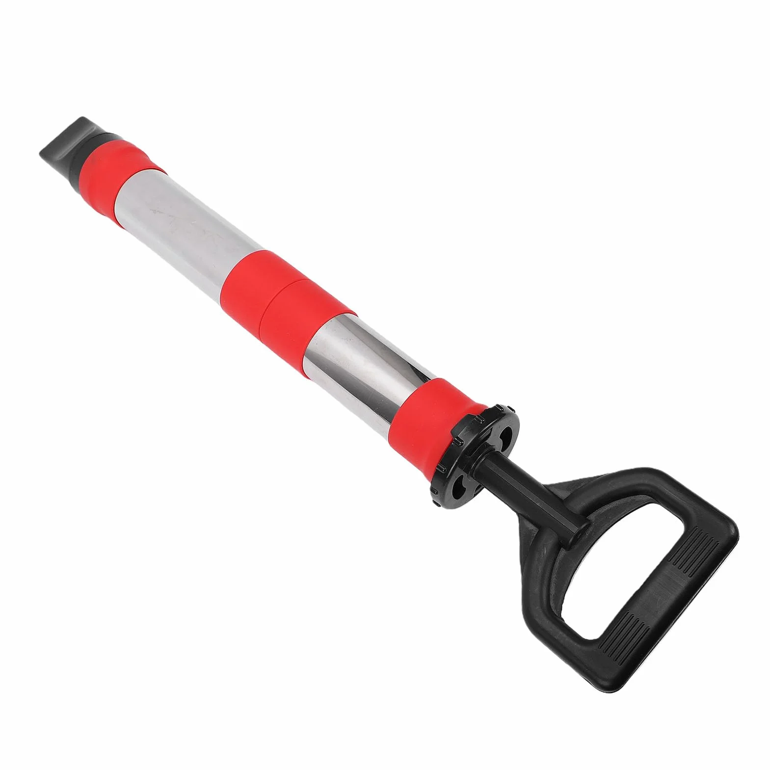 Annadue Pompa Uszczelniająca Pistolet do Fugowania ze Stali Nierdzewnej 1,1 L z płaską dyszą 12x57 Mm do Fugowania Płytek Zaprawa Wypełniania Spoin Tynkowanie