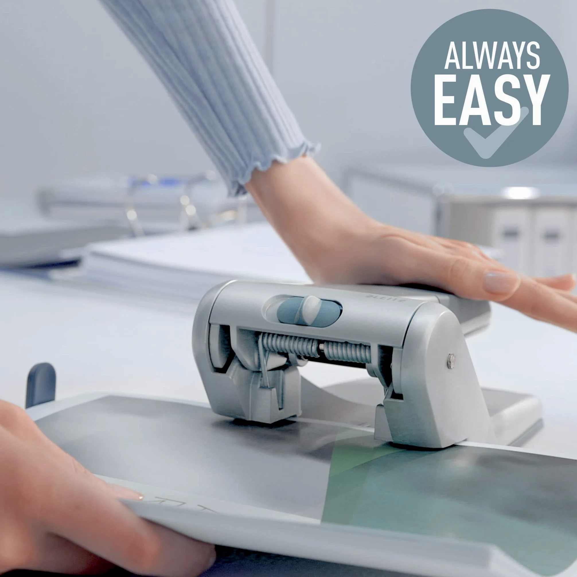 L:Hole Punch HeavyDuty 6.5mm czarny