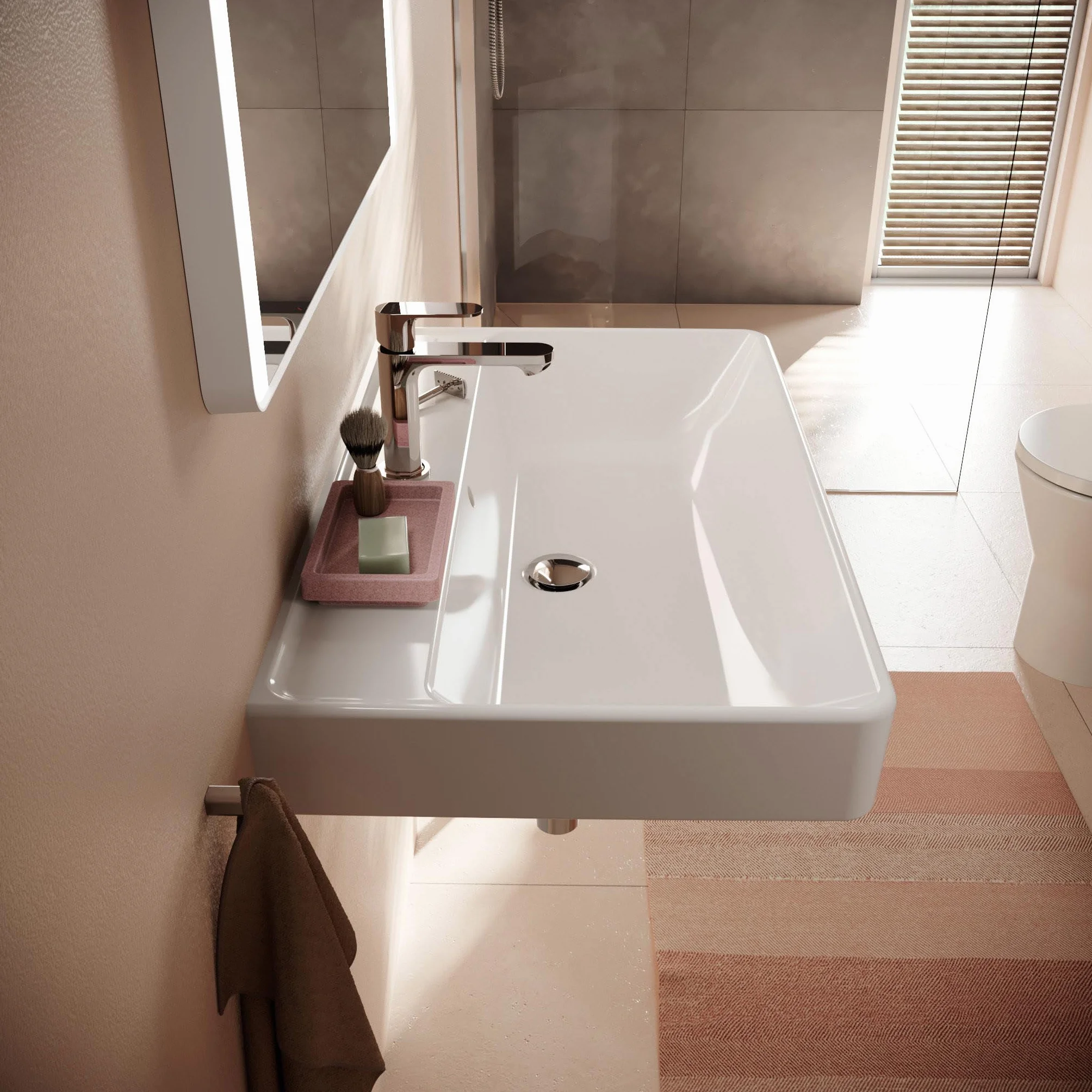 Hansgrohe 50100000 Odpływ do Baterii Umywalkowych i Bidetowych, Chrom, 8.4 x 7.4 x 7.3 cm