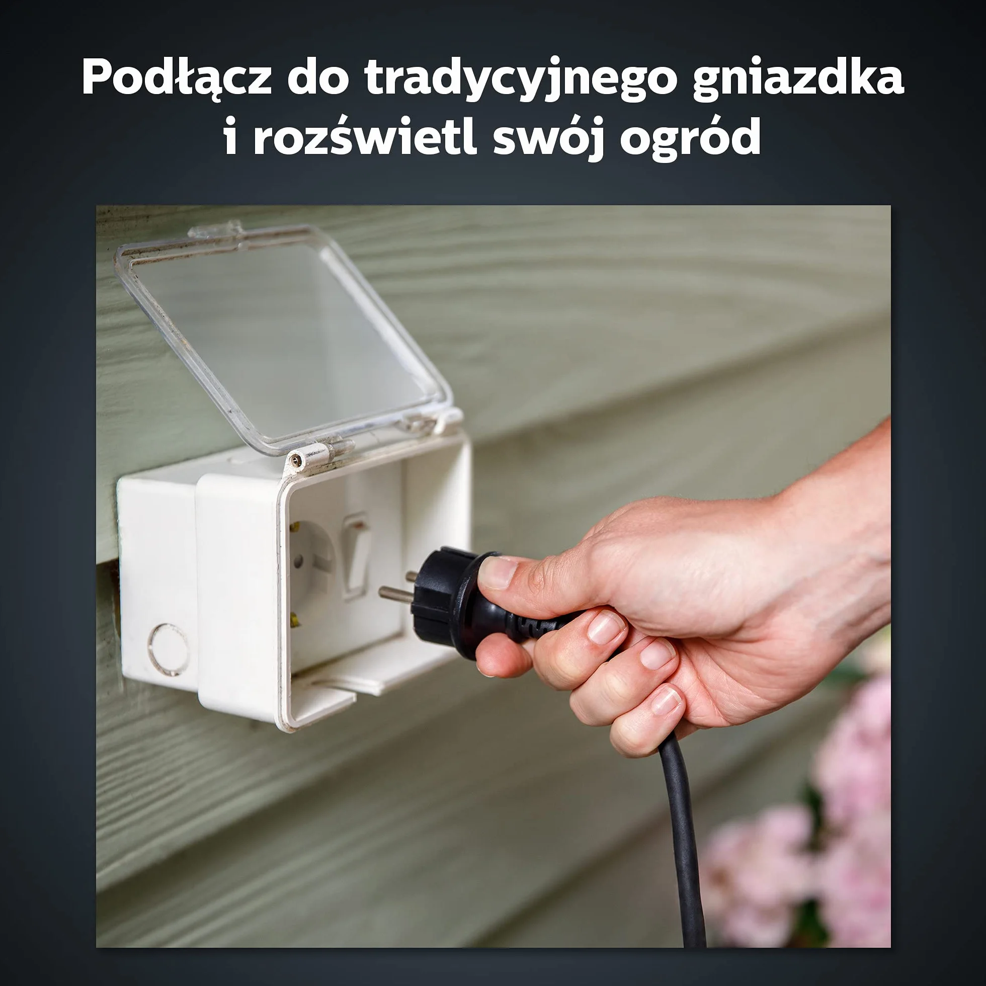 Philips Hue Zasilacz zewnętrzny niskonapięciowy 100 W, czarny