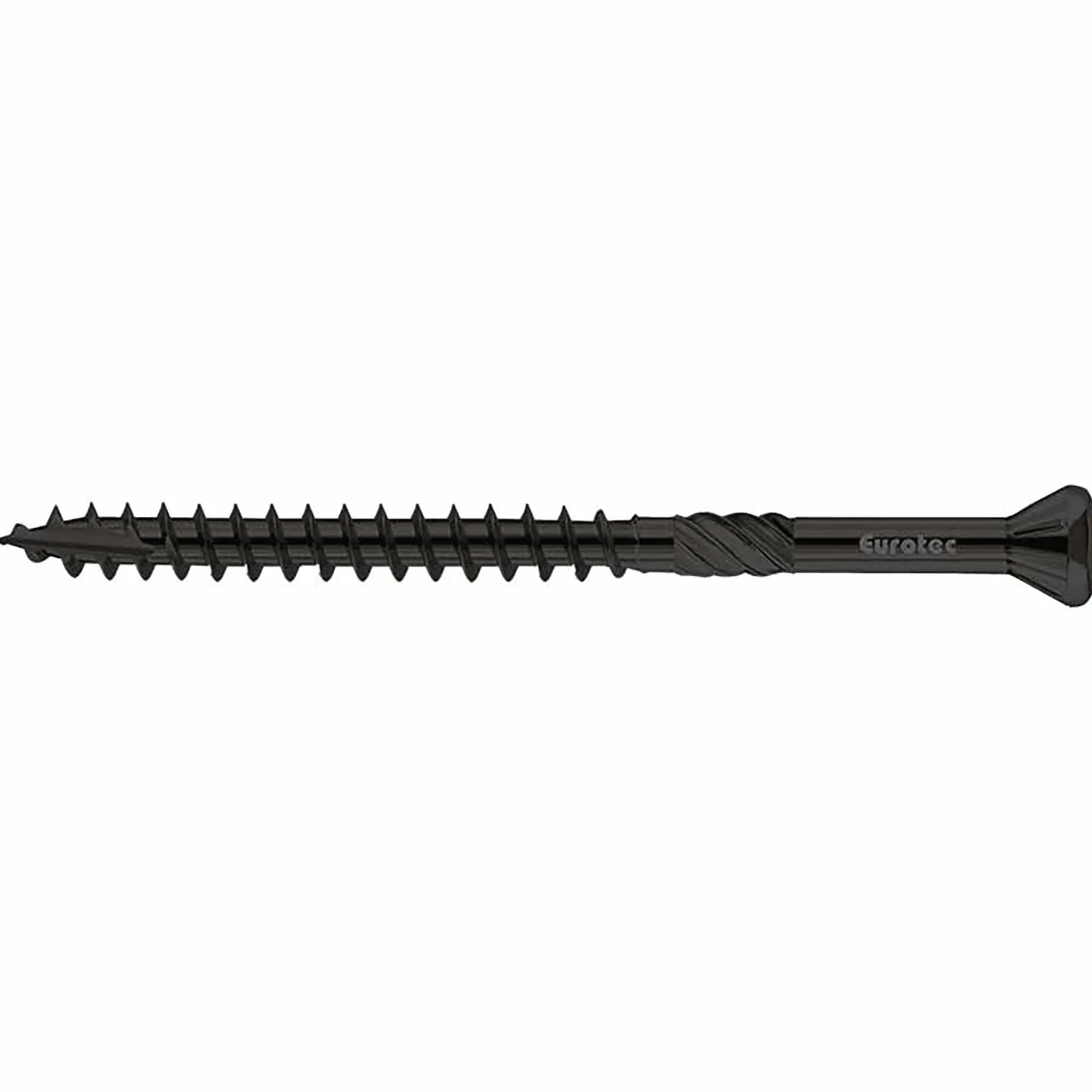 111811/BLACK, czarna EUROTEC śruba do fasady, 4,0 x 50 mm, stal nierdzewna C1, 4,0 x 50