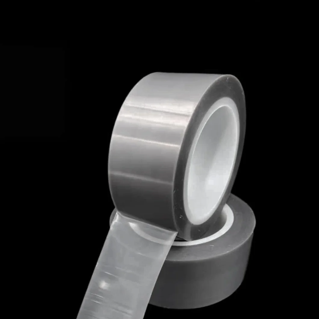 Odporna na wysokie temperatury szara taśma foliowa - jednostronna taśma klejąca PTFE o grubości 0,05 mm ~ 0,18 mm do zastosowań przemysłowych(13x33000mmx0.13mm Ordinary)