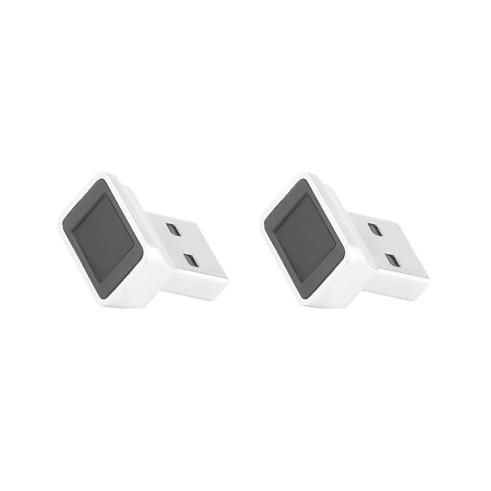 2 zestawy zabezpieczeń mini USB czytnik linii papilarnych pasujący zamek logowania