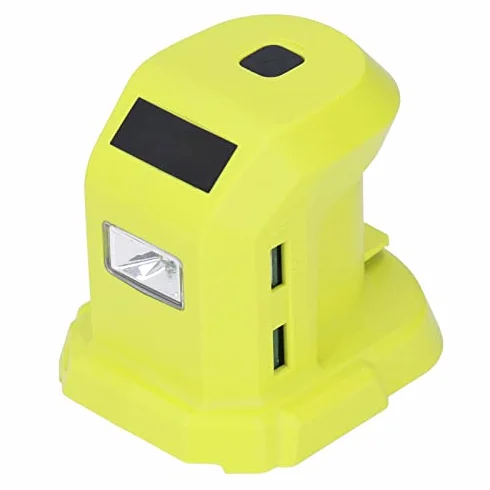 Adapter Akumulatora 18V, Konwerter do P743 18V 14,4V z Podwójnymi Portami USB i Diagnozowymi Światłami LED