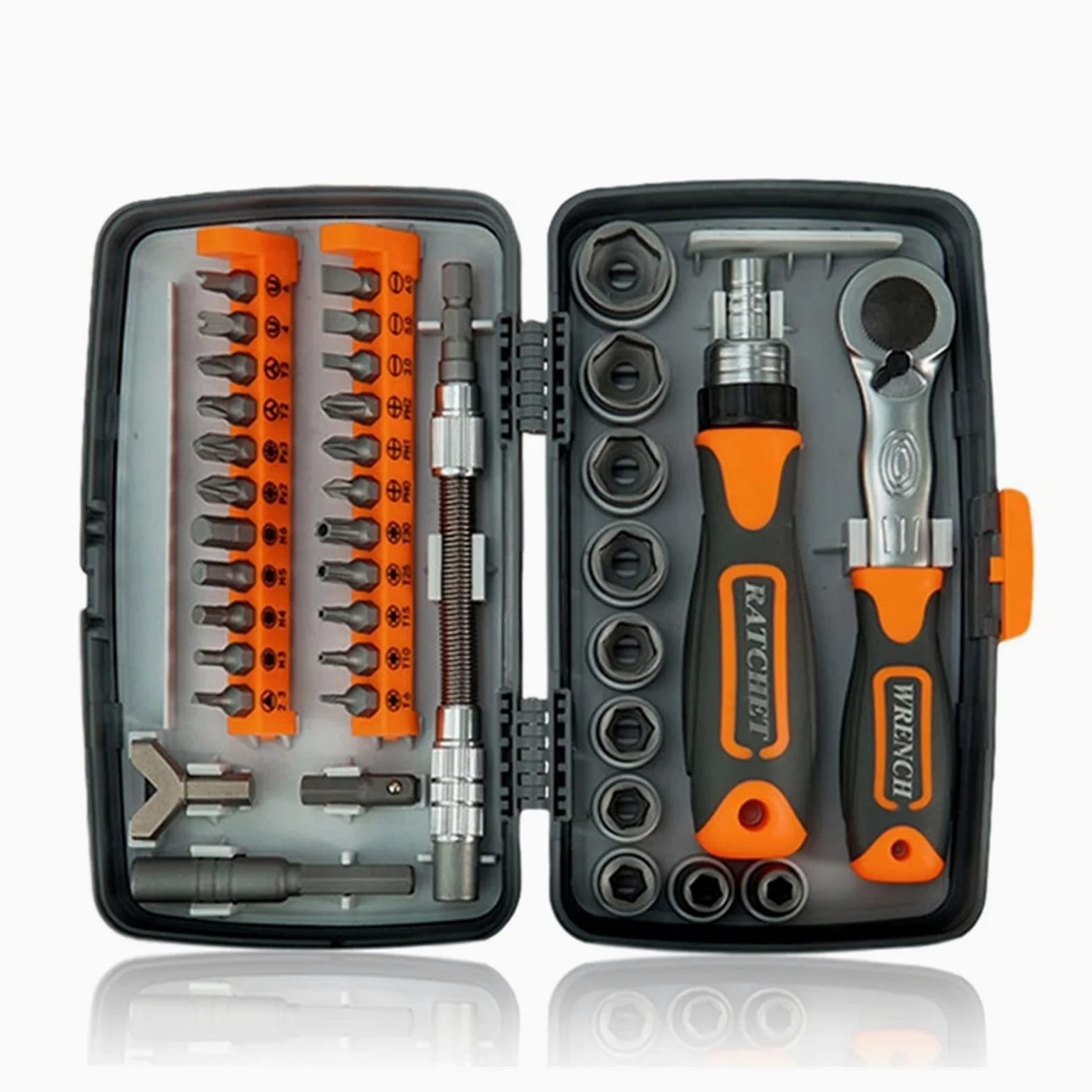 Generic Zestaw wkrętaków 38 w 1 Zestaw wkrętaków magnetycznych z grzechotką Zestaw naprawczy do telefonu Laptop Tool