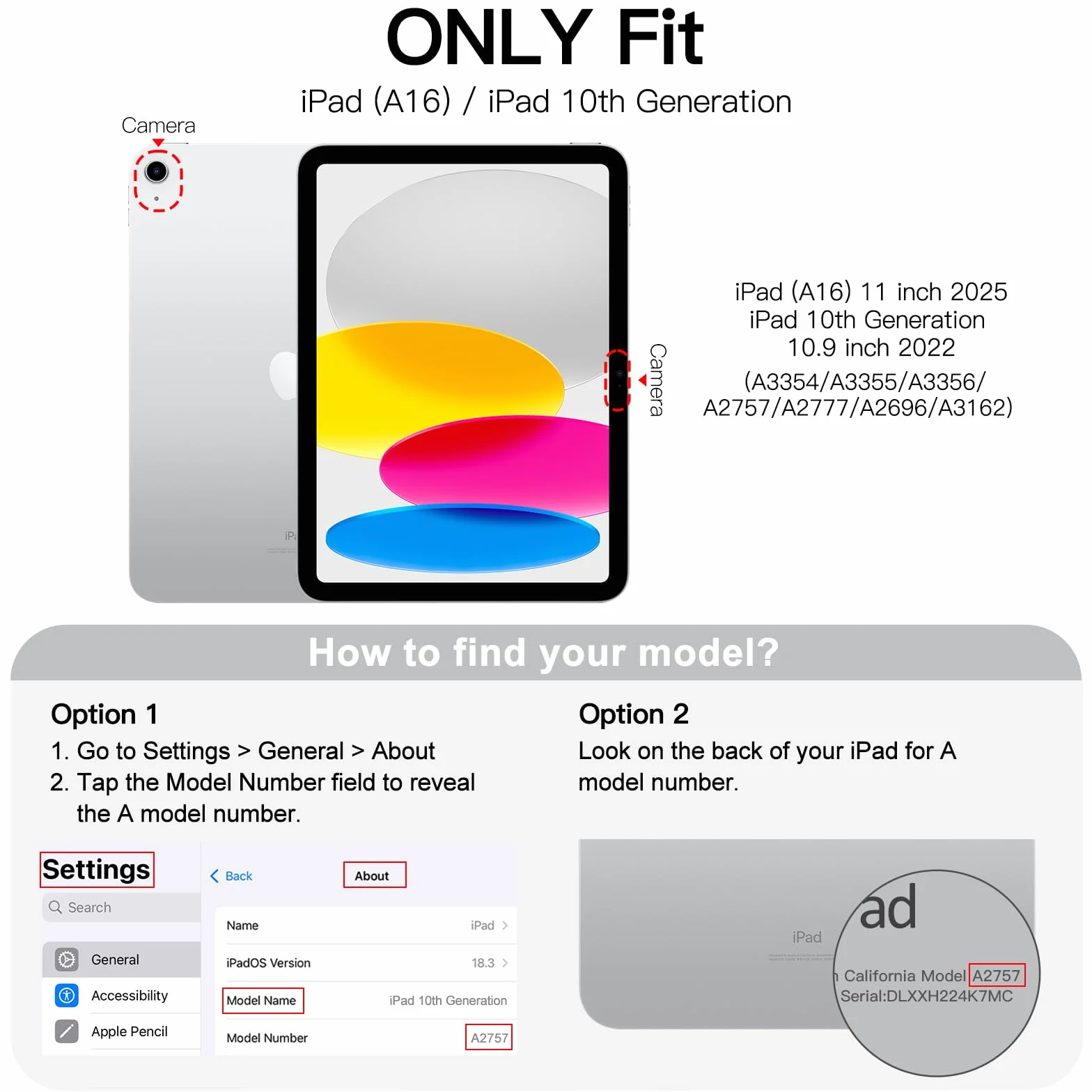 JETech Etui Ochronny Case dla iPad 11. Generacja 2025 A16 Odporny na Wstrząsy Żółty
