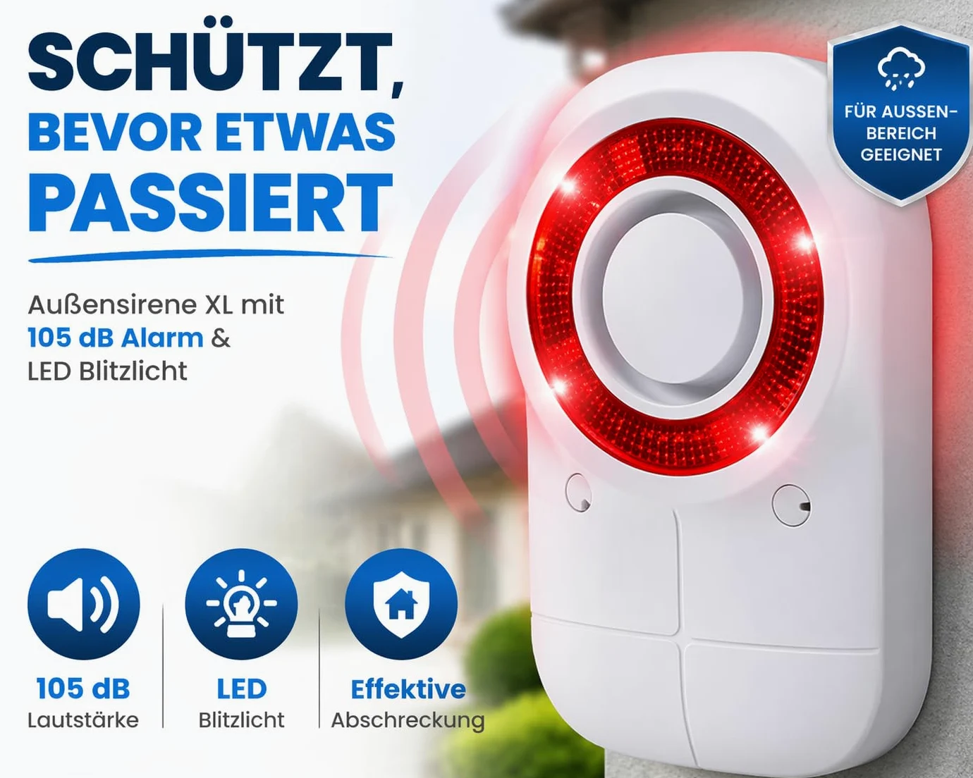 Olympia 6115 System alarmowy syrena zewnętrzna XL