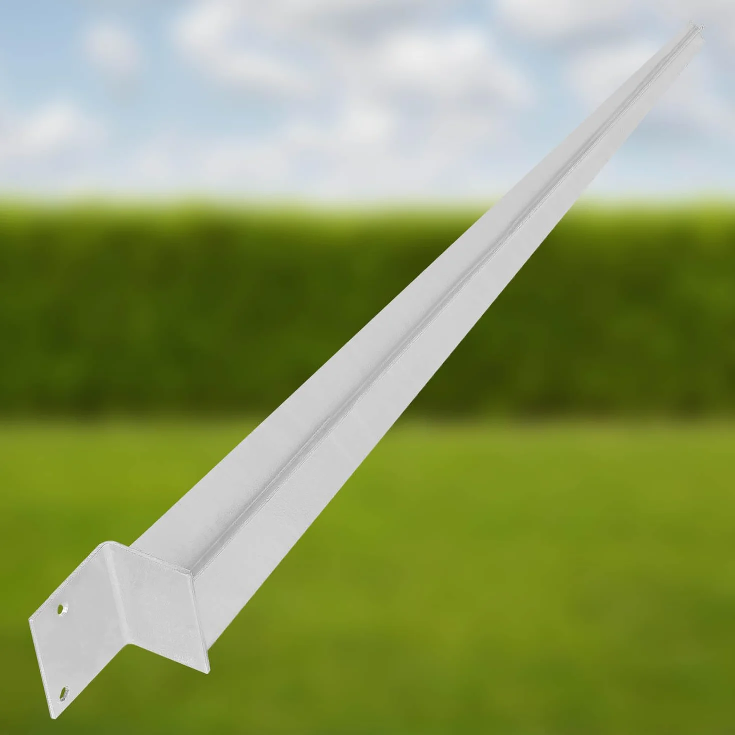 KOTARBAU® Podstawa Słupa L - 500 mm - Kotwa Wbijana - Wspornik do Ogrodzeń Pergoli Altany - 50 x 60 mm - Stalowy