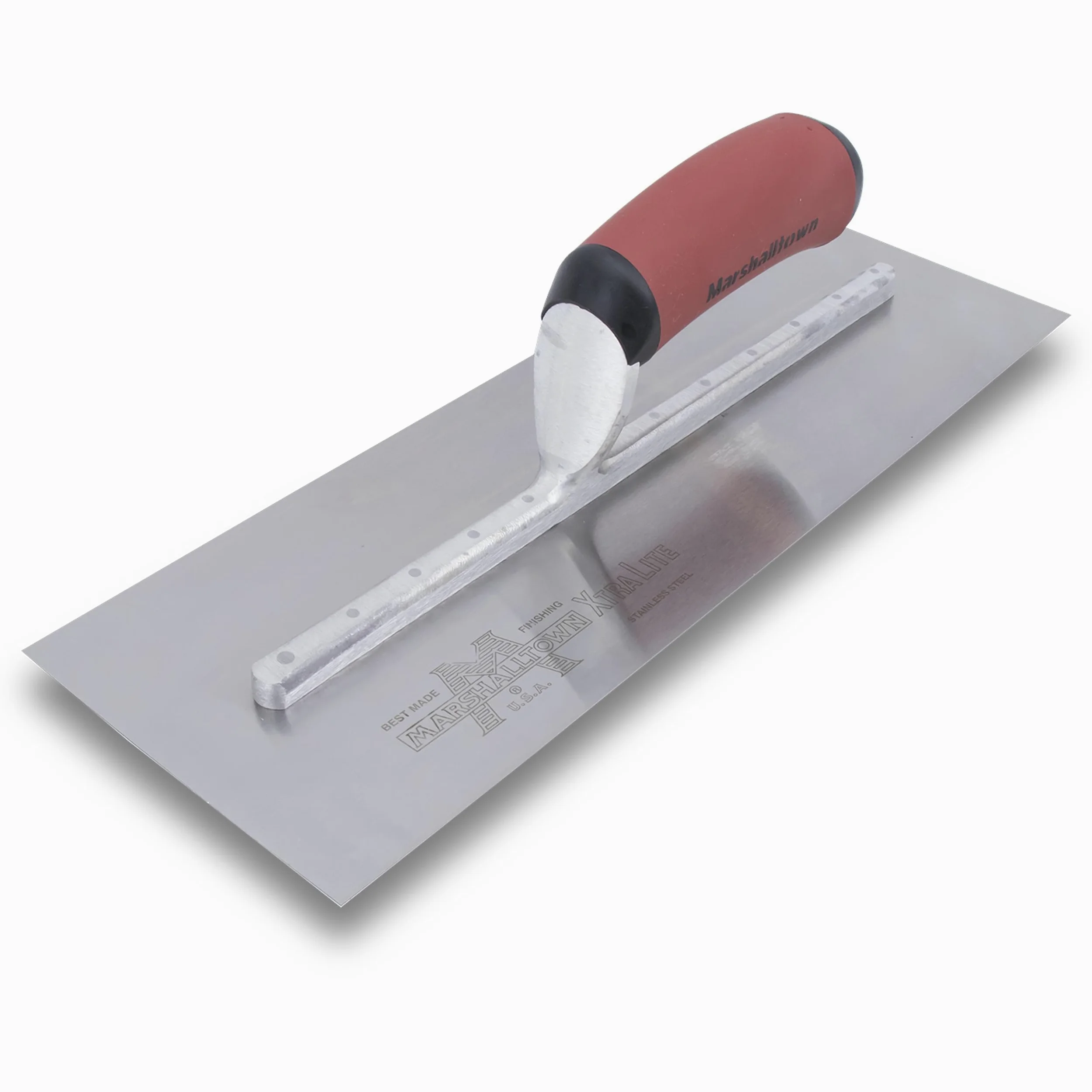 Marshalltown Paca płaska ze stali nierdzewnej z zakrzywionym uchwytem Durasoft, wymiary: 330x127 mm