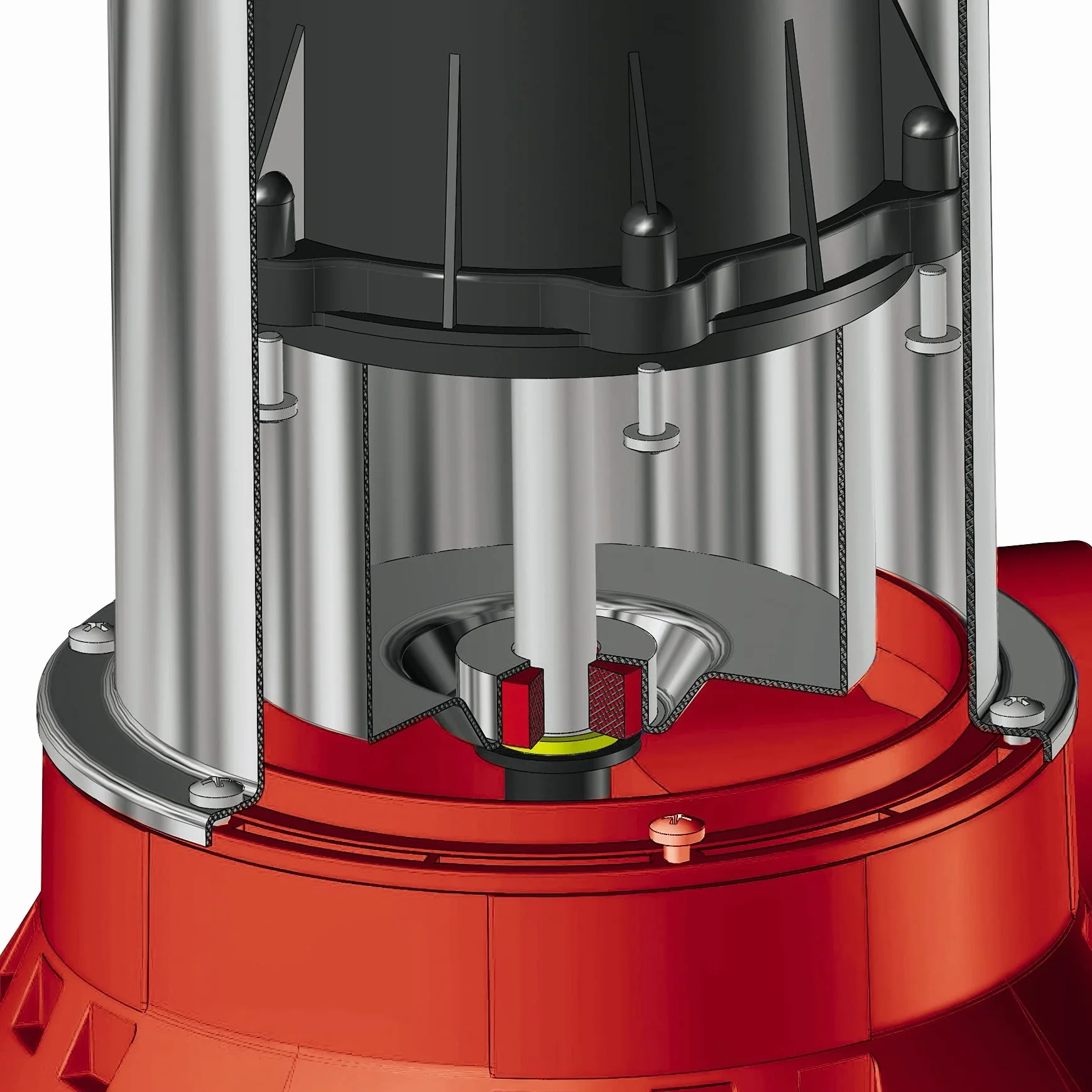 Einhell Gc-Dp 1020 N Pompa Zanurzeniowa, Srebrny/Czerwony, ‎24 x 17 x 42 cm; 7,15 kg