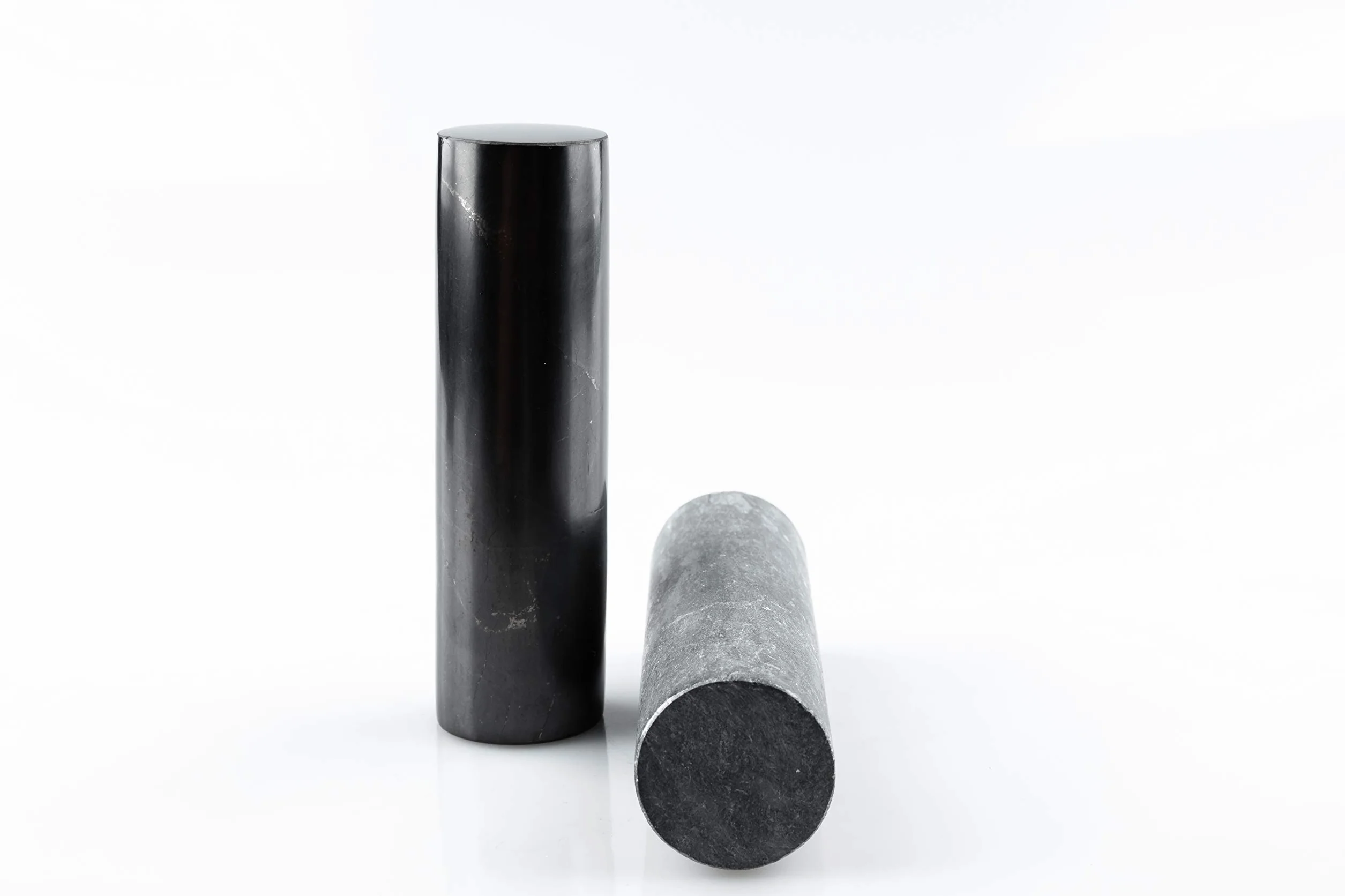 KASHU Kamień szlachetny szungit bezpośrednio z Karelii: harmonizatory cylinder szungit i chlorek talku 10 x 3
