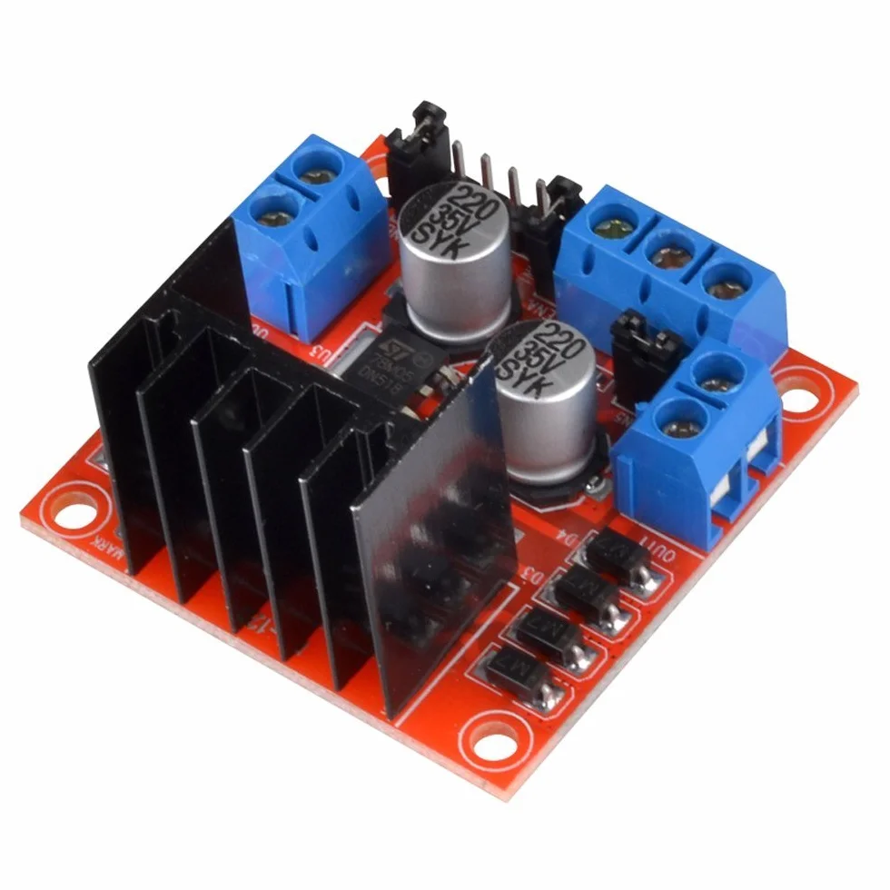 DollaTek Mini modu? sterownika nap?du silnika krokowego L298N podwójny H mostek krokowy DC do inteligentnego robota samochodowego Arduino