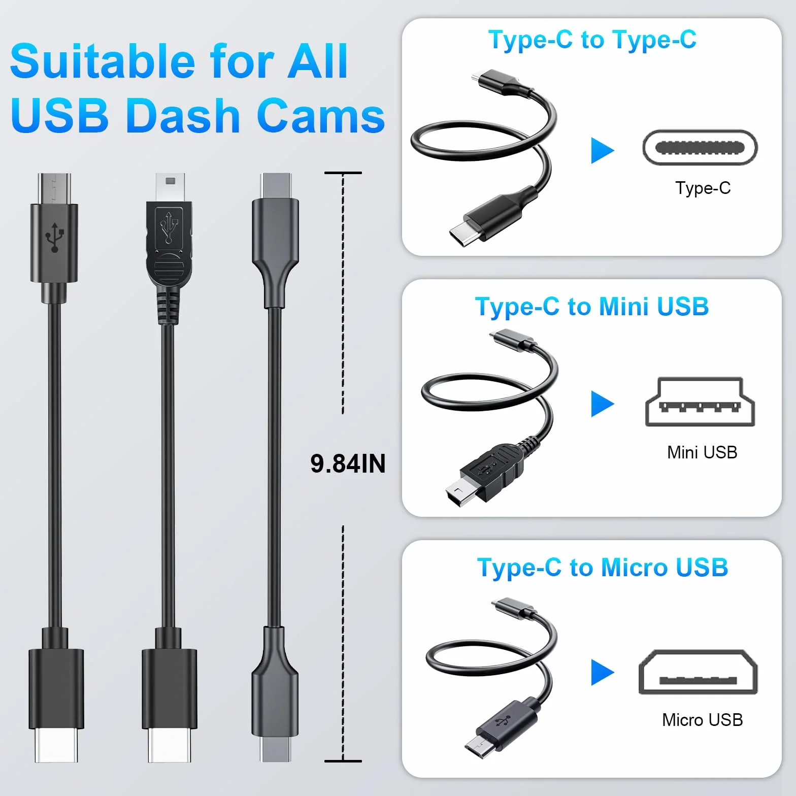 Dash cam Power Adapter 10 Pin (Model A) Custom for Hyundai Kia Telluride Sorento Soul Rio Carnival Sedona EV6 and More,GPS Radar Mirror Camera Dash Cam Adapter, Connects to Rearview Mirror (Hidden)