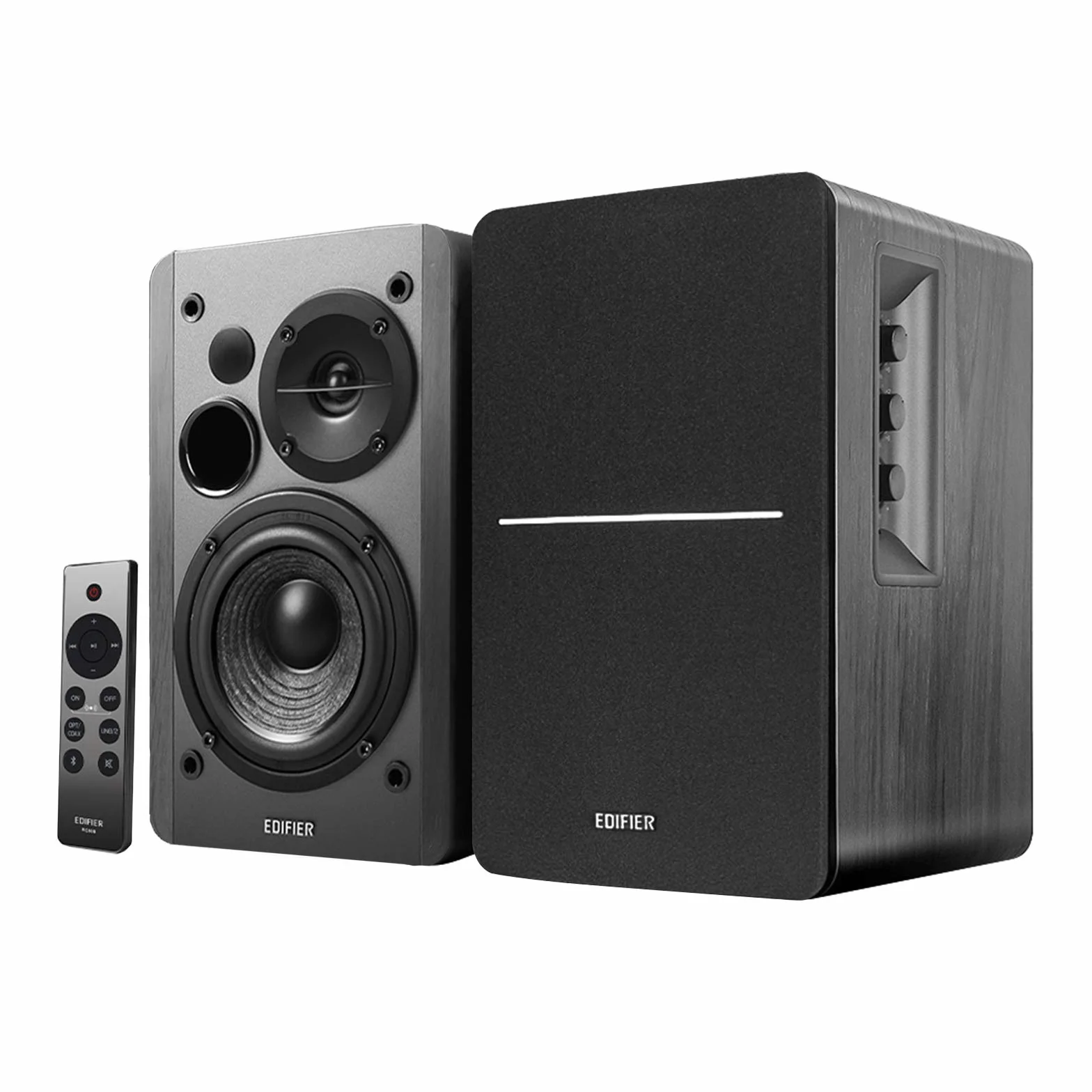 Edifier R1280DBs głośnik regałowy Active Bluetooth - wejście optyczne - dyfuzor monitor studyjny bezprzewodowy 2.0-42 W RMS z subwooferem Line Out - czarny